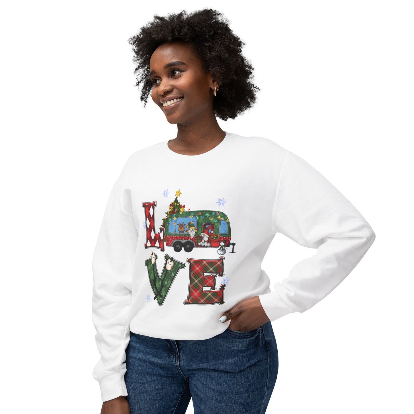 Love Vintage Holiday Crewneck Sweatshirt