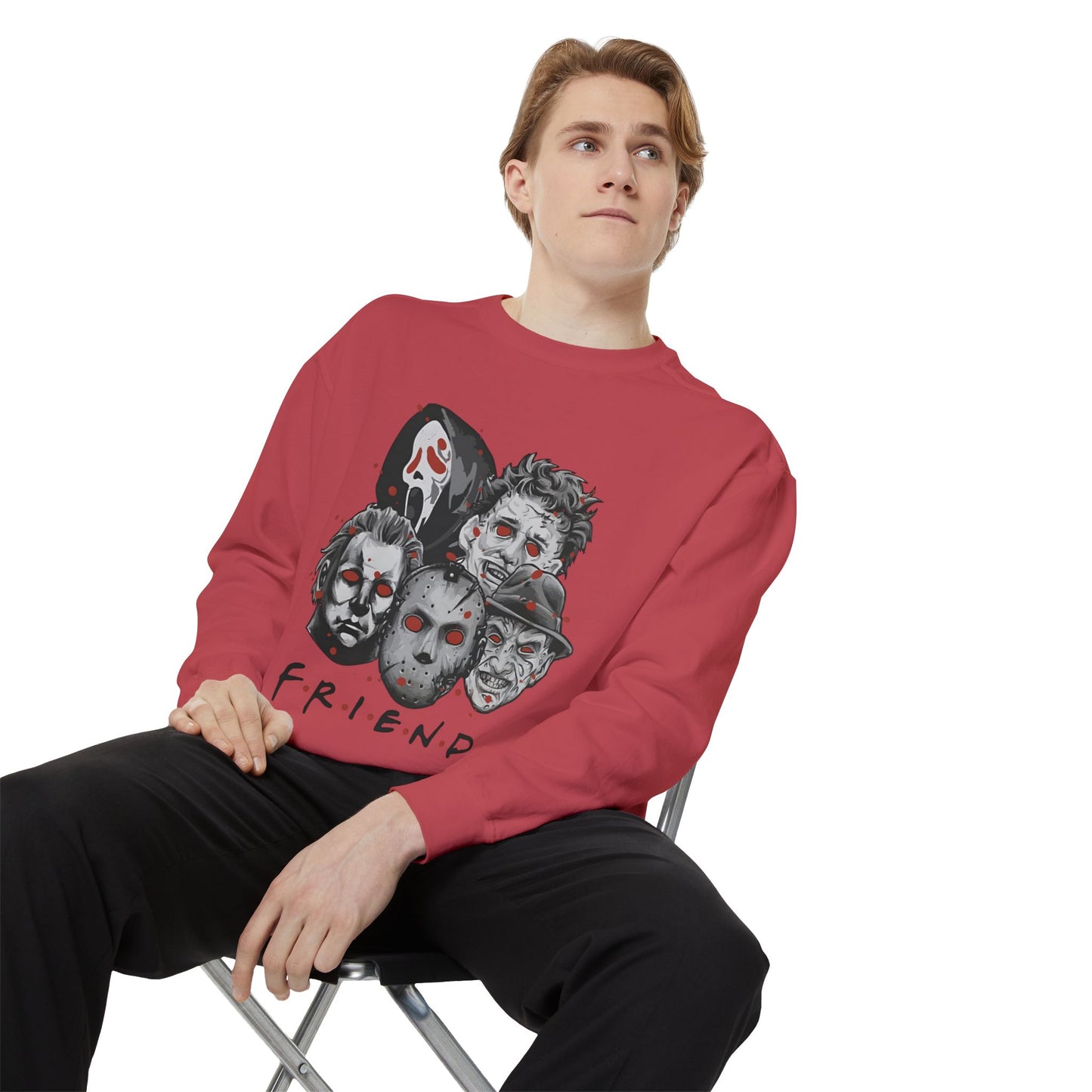 Halloween Garment-Dyed Sweatshirt