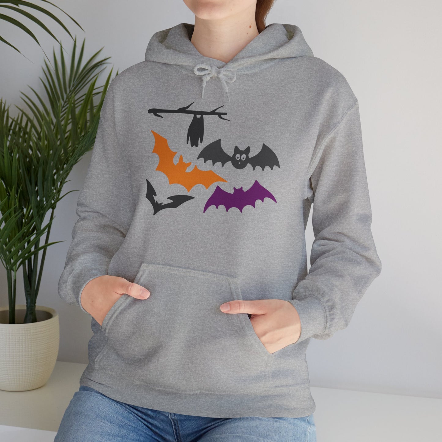 Halloween Bats Heavy Blend™ Hooded Sweatshirt