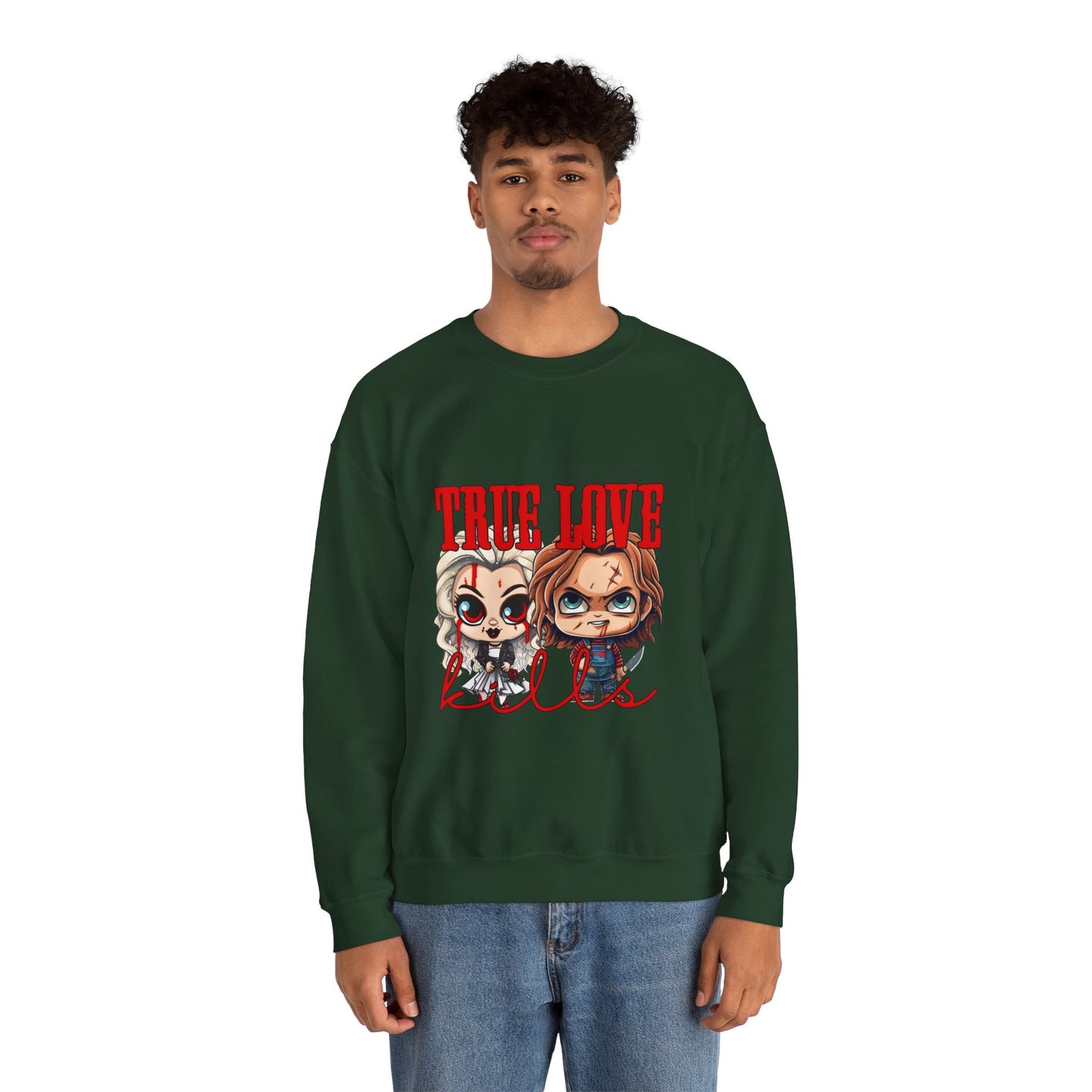 Chucky and bride Halloween Sweatshirt