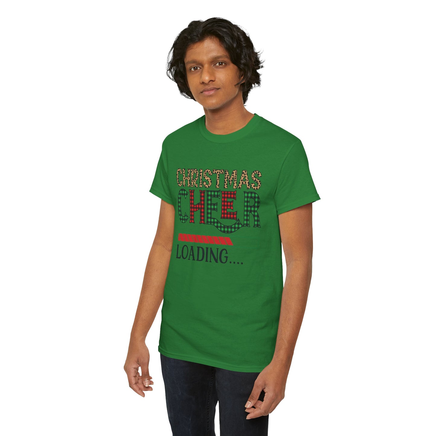Christmas Cheer Loading Unisex Heavy Cotton Tee