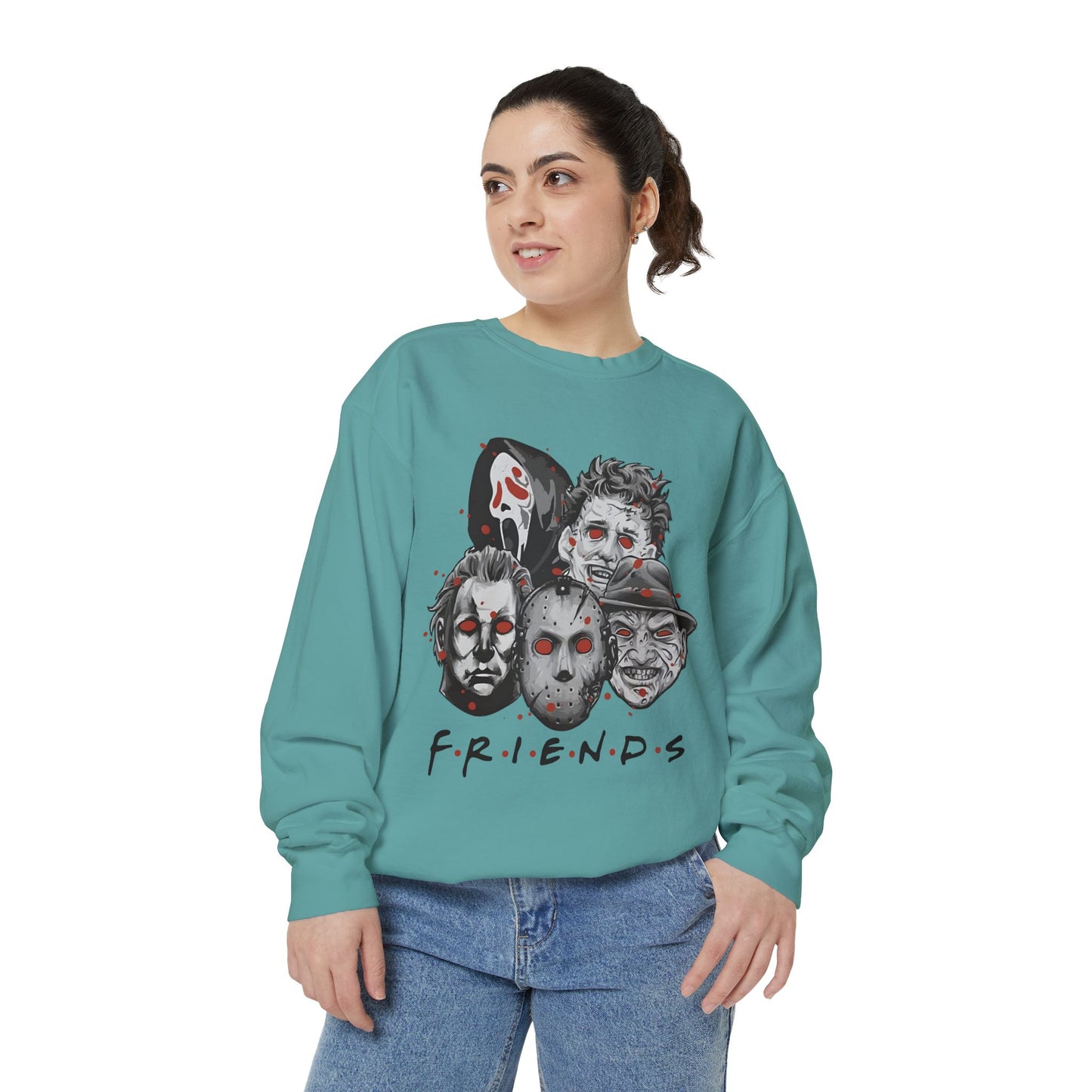 Halloween Garment-Dyed Sweatshirt