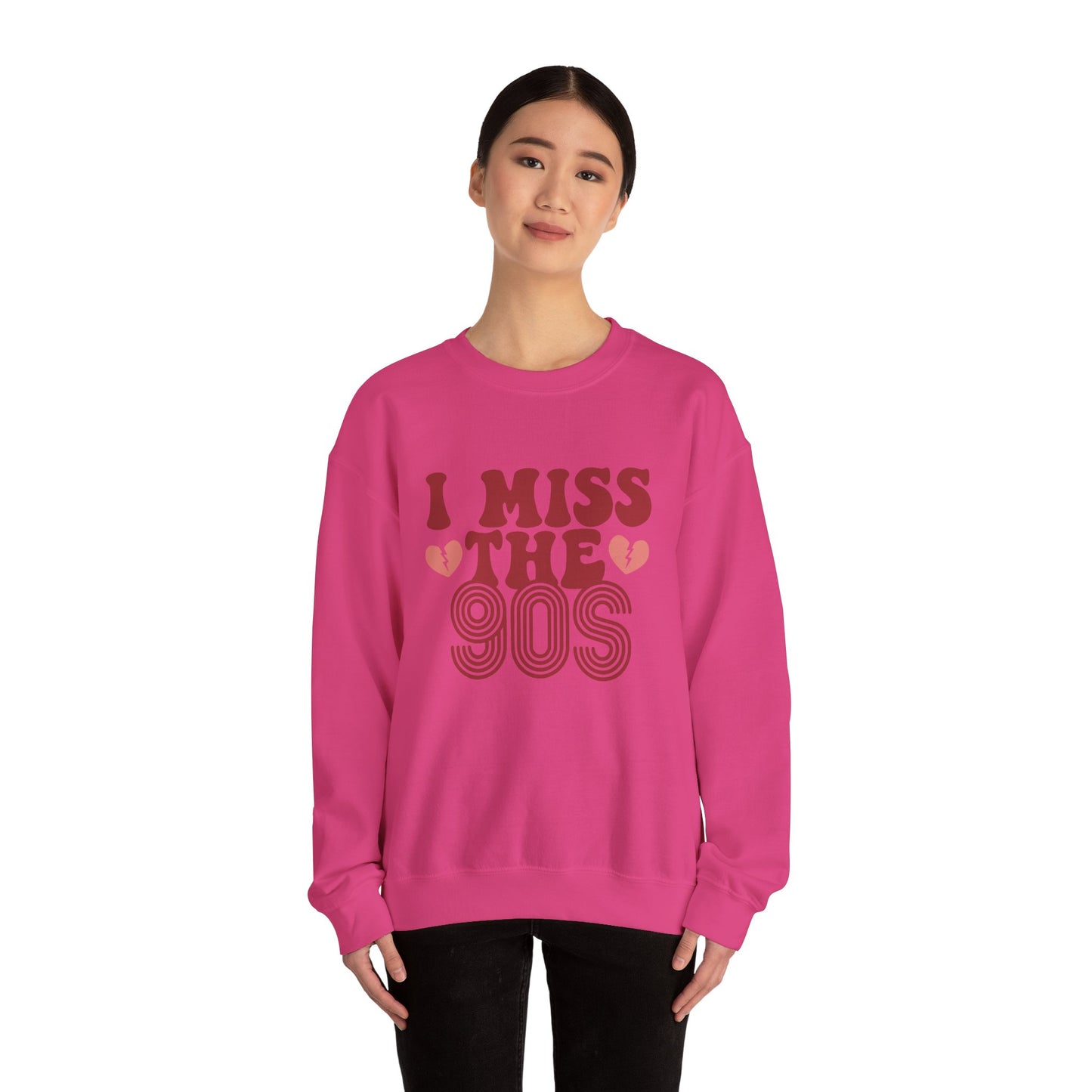 Retro 90s Crewneck Sweatshirt - I Miss the 90s Design