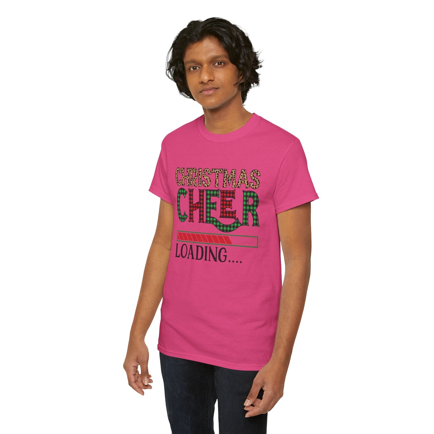 Christmas Cheer Loading Unisex Heavy Cotton Tee