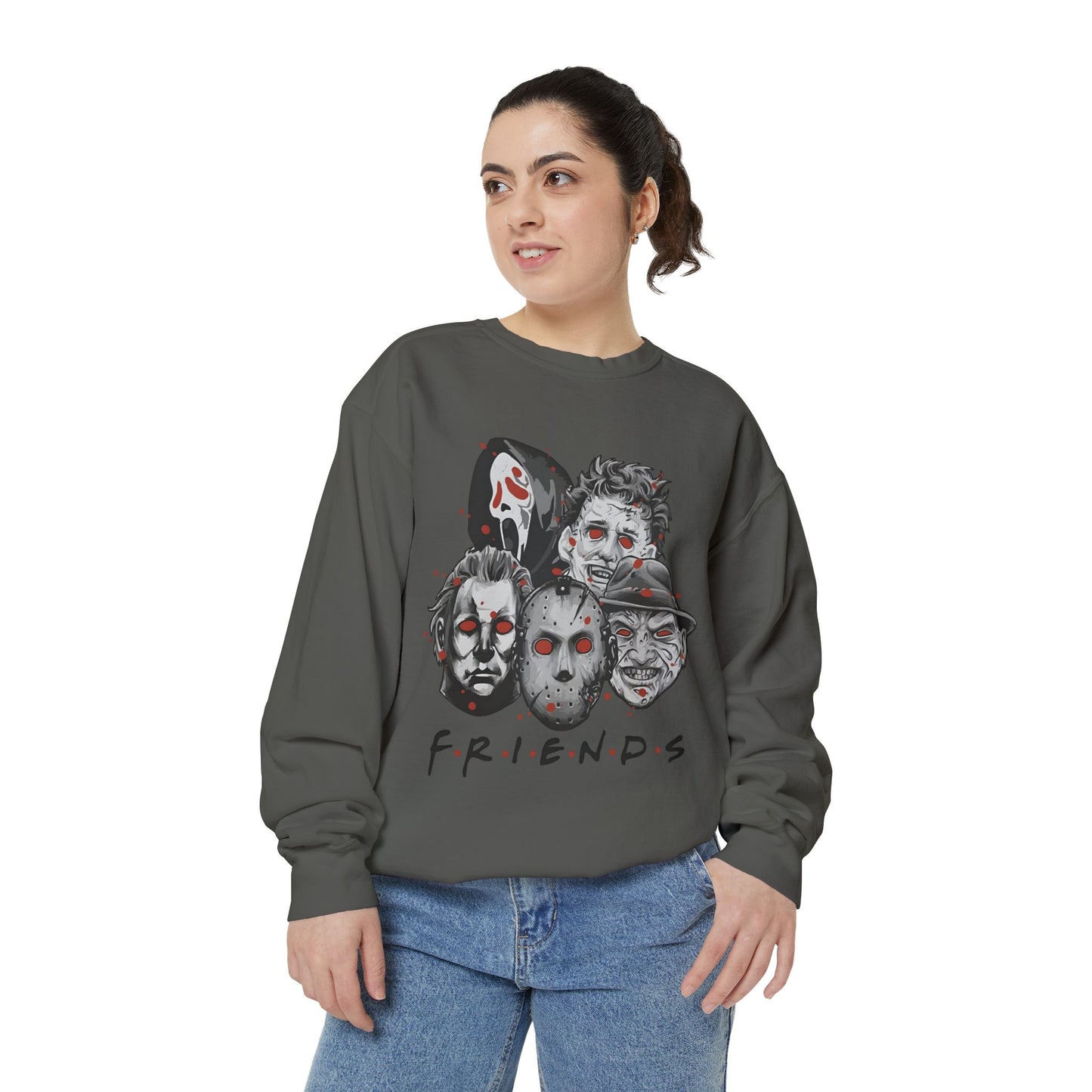 Halloween Garment-Dyed Sweatshirt