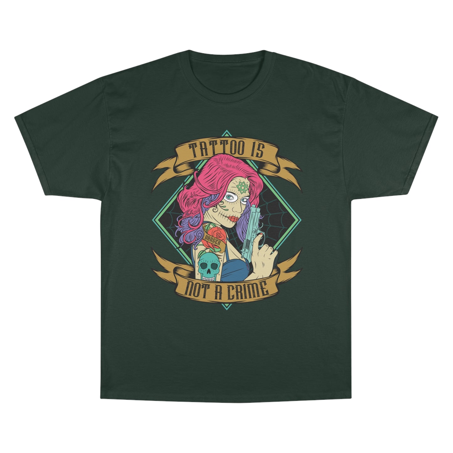 Tattoo Is Not A Crime Champion T-Shirt