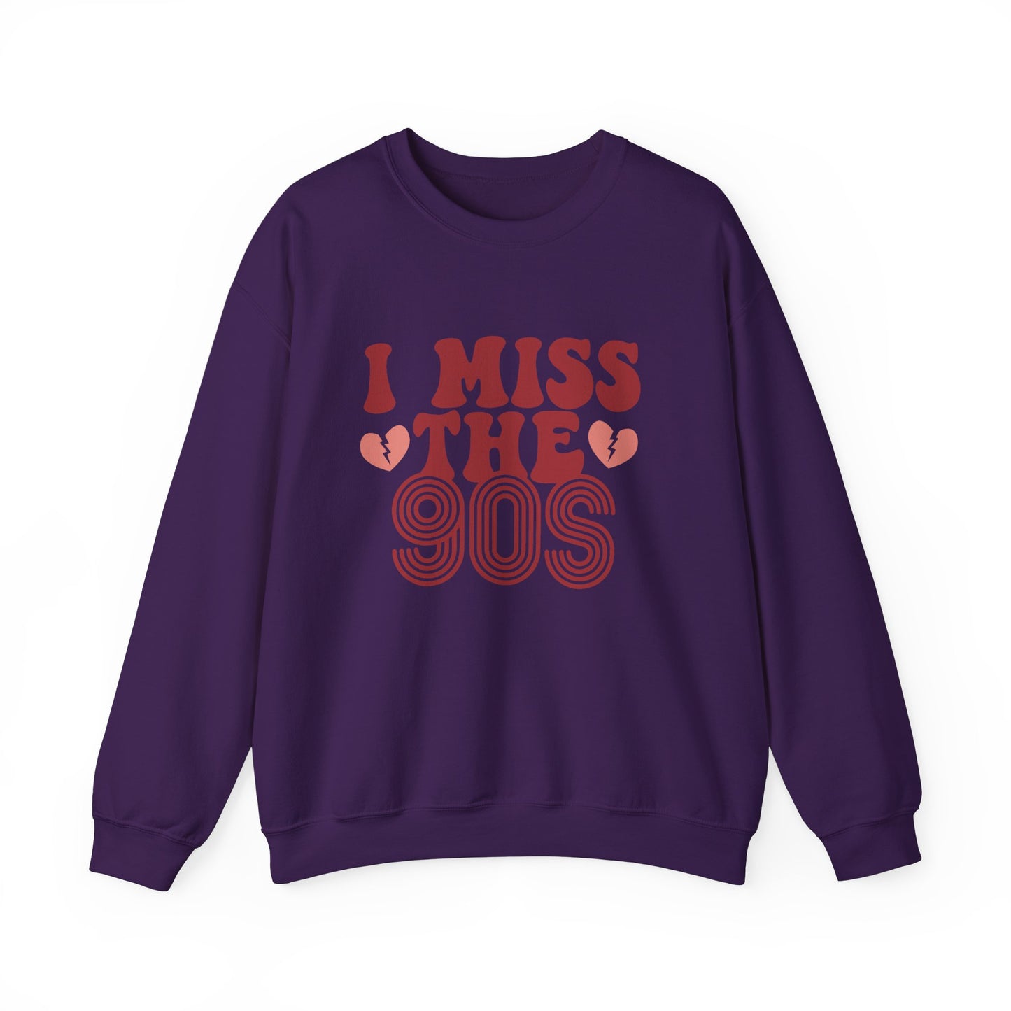 Retro 90s Crewneck Sweatshirt - I Miss the 90s Design