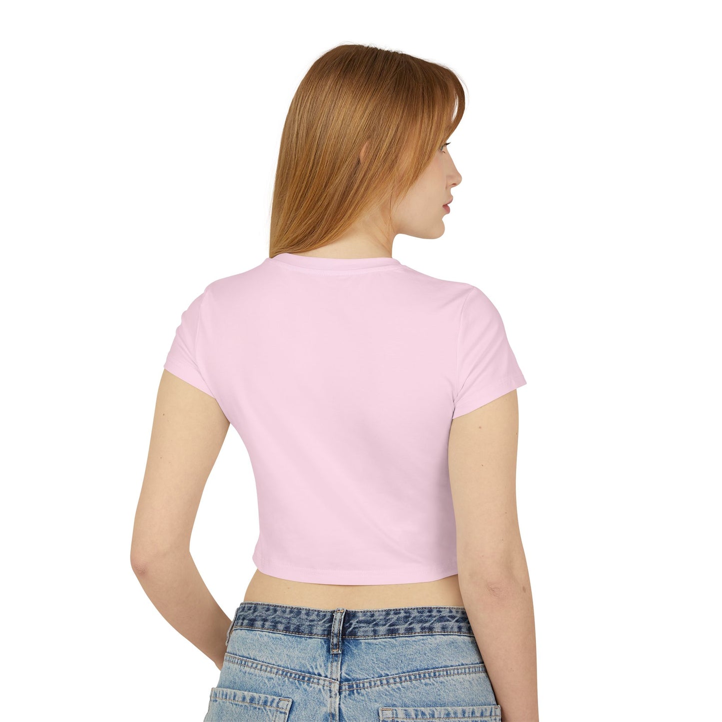 Bold Statement Women's Baby Tee - Halloween Graphic Design for Casual Style