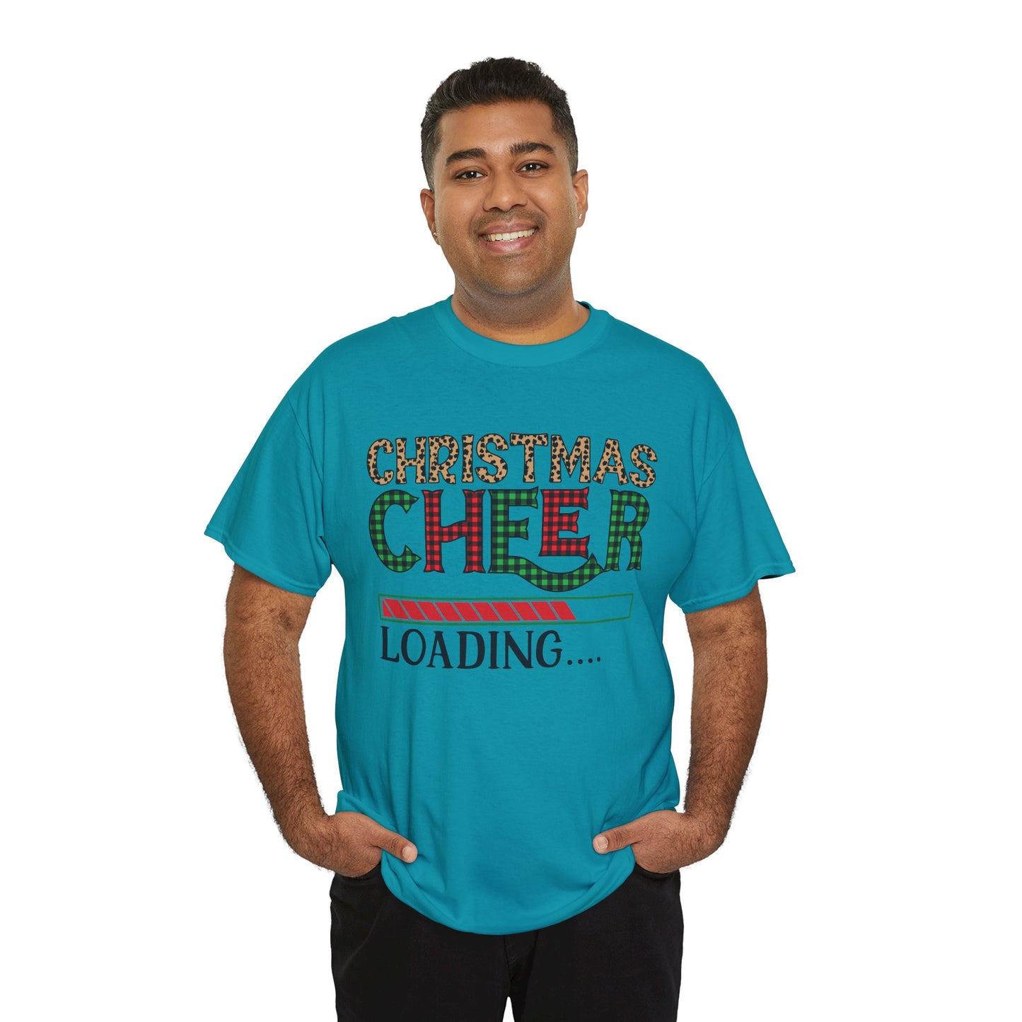 Christmas Cheer Loading Unisex Heavy Cotton Tee