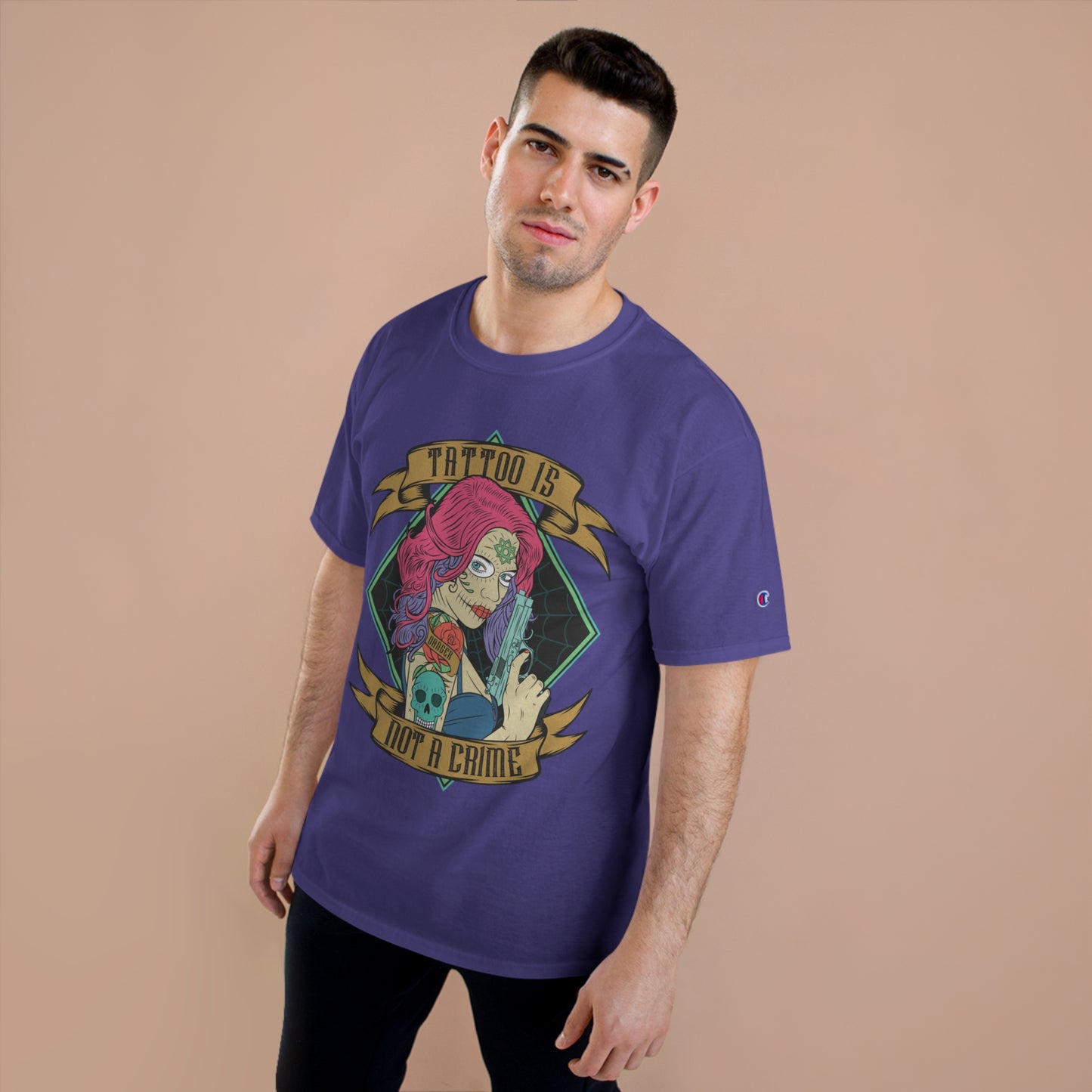 Tattoo Is Not A Crime Champion T-Shirt