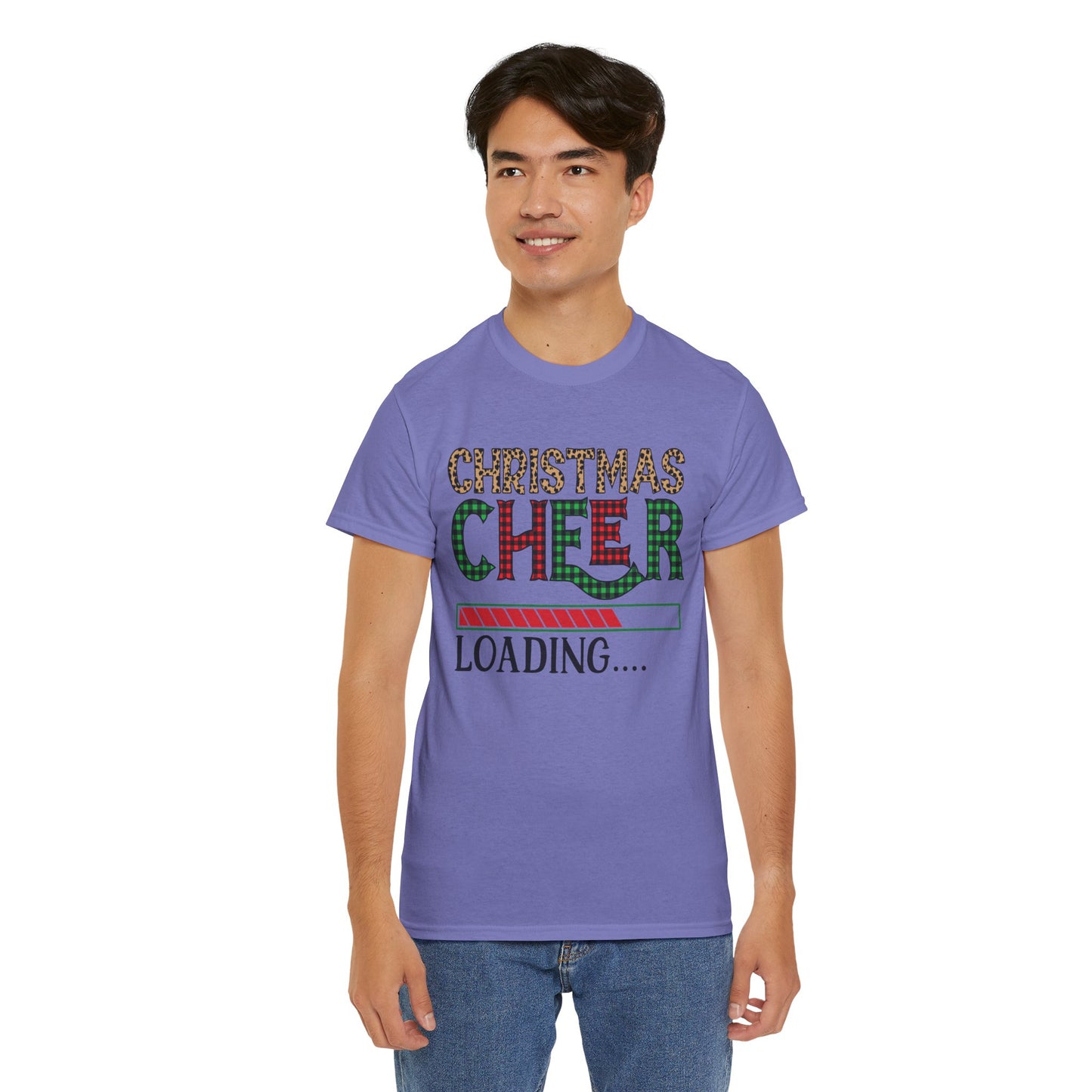 Christmas Cheer Loading Unisex Heavy Cotton Tee