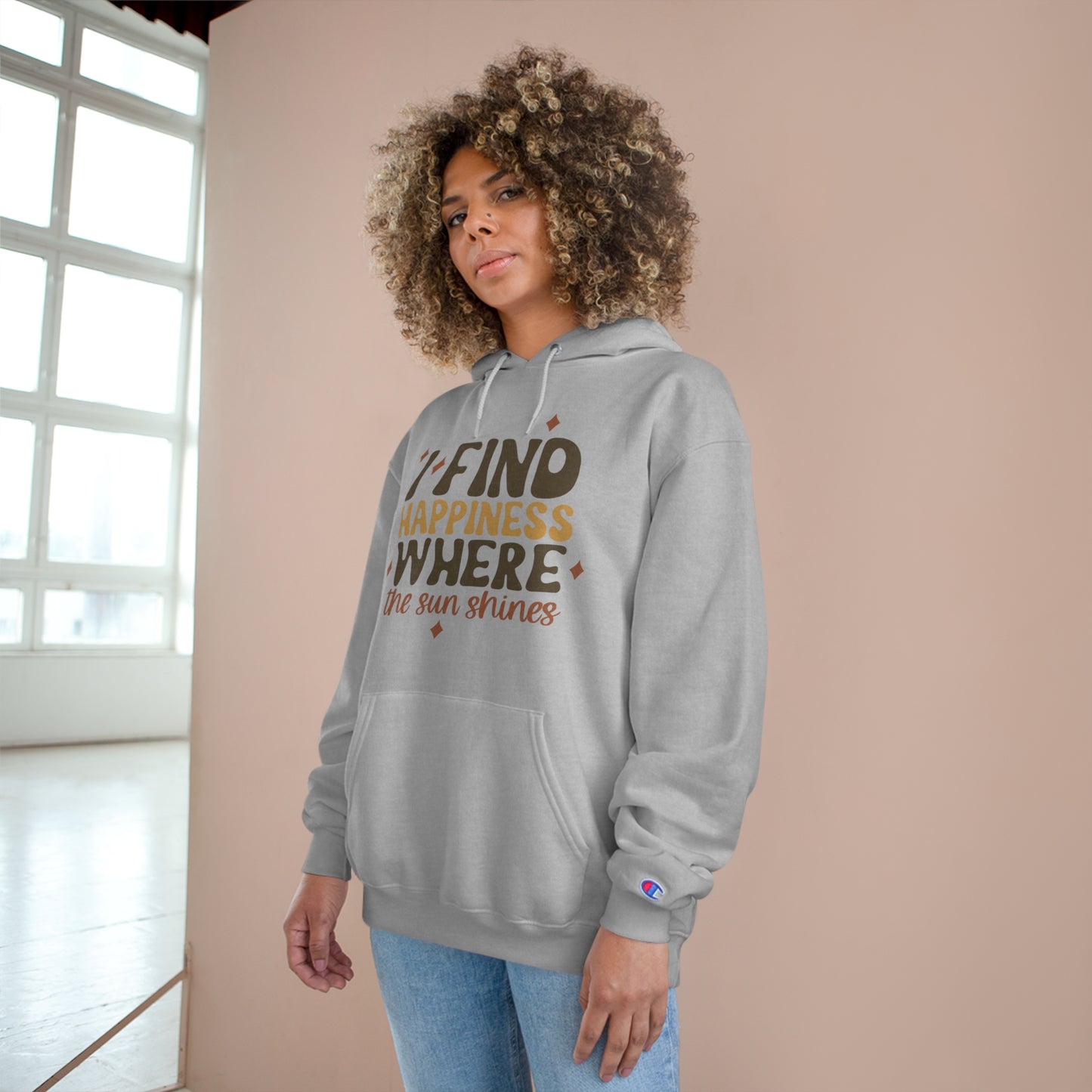 Happiness and Sunshine Champion Hoodie