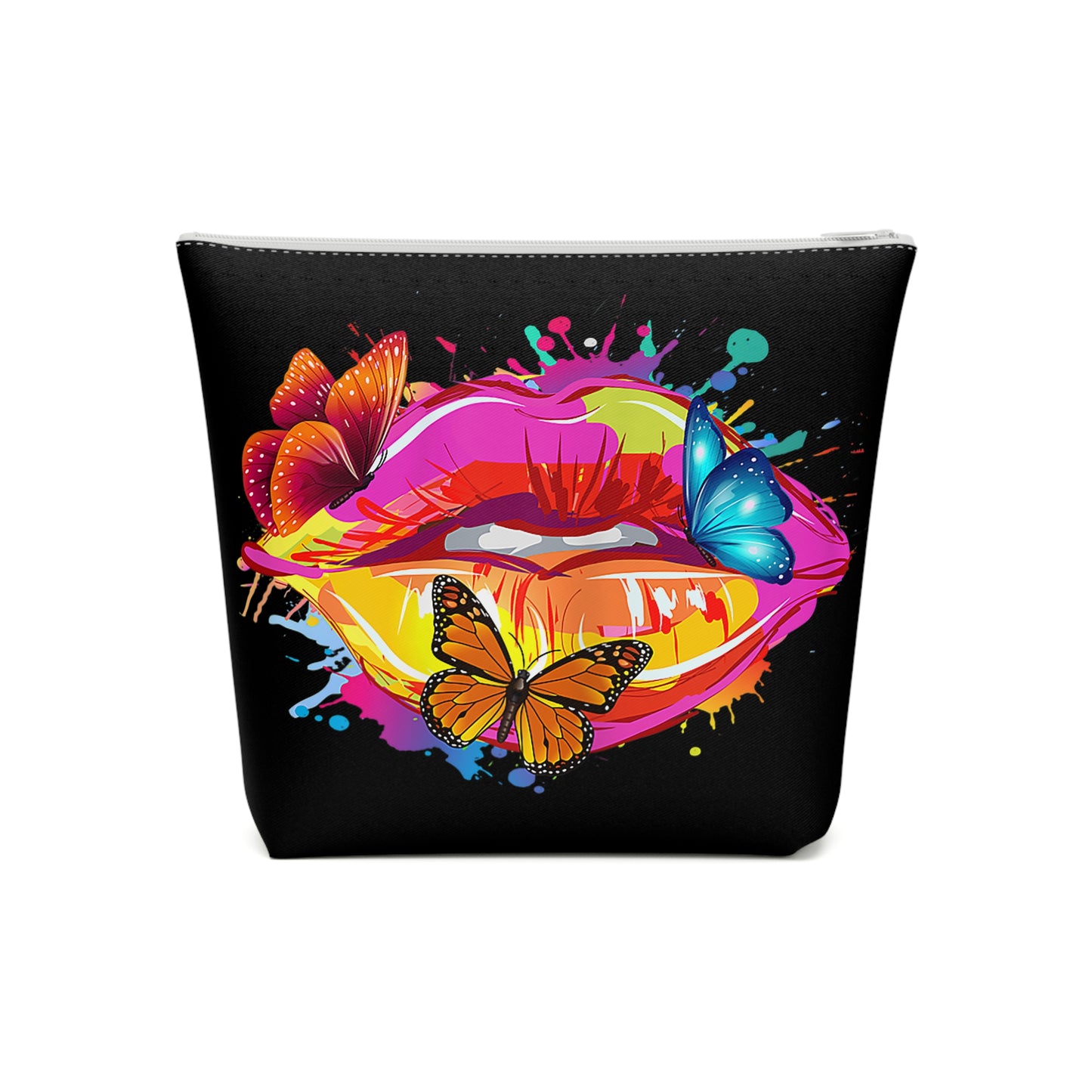 Pink Lips Cosmetic Bag