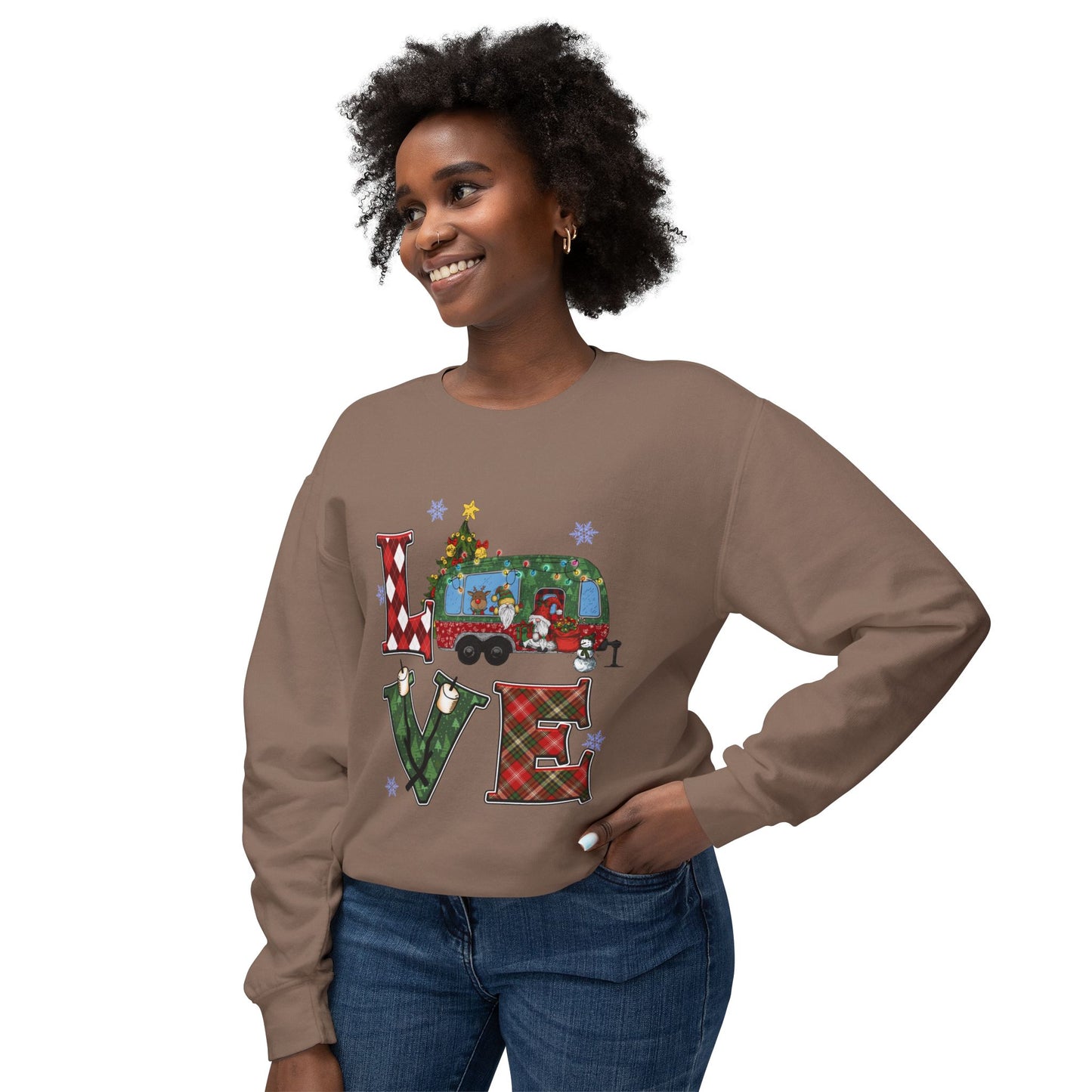 Love Vintage Holiday Crewneck Sweatshirt