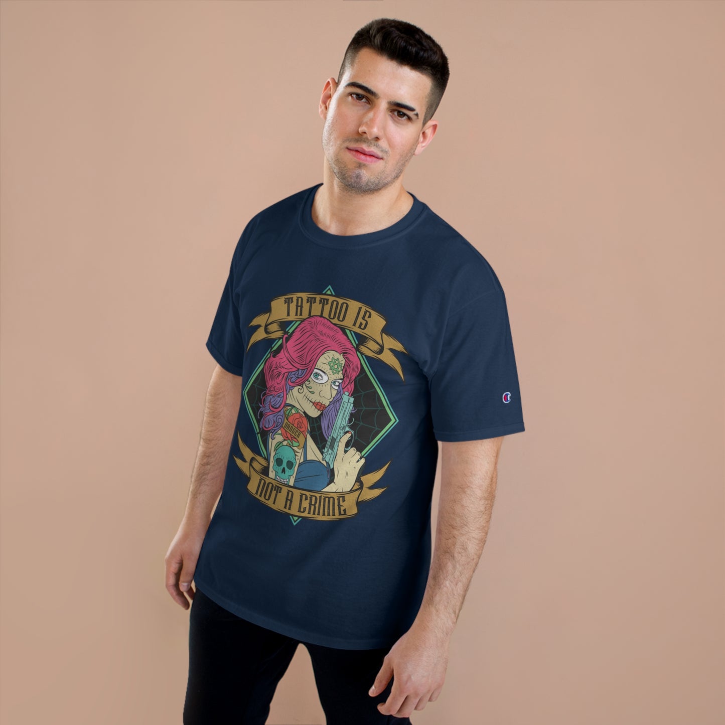 Tattoo Is Not A Crime Champion T-Shirt