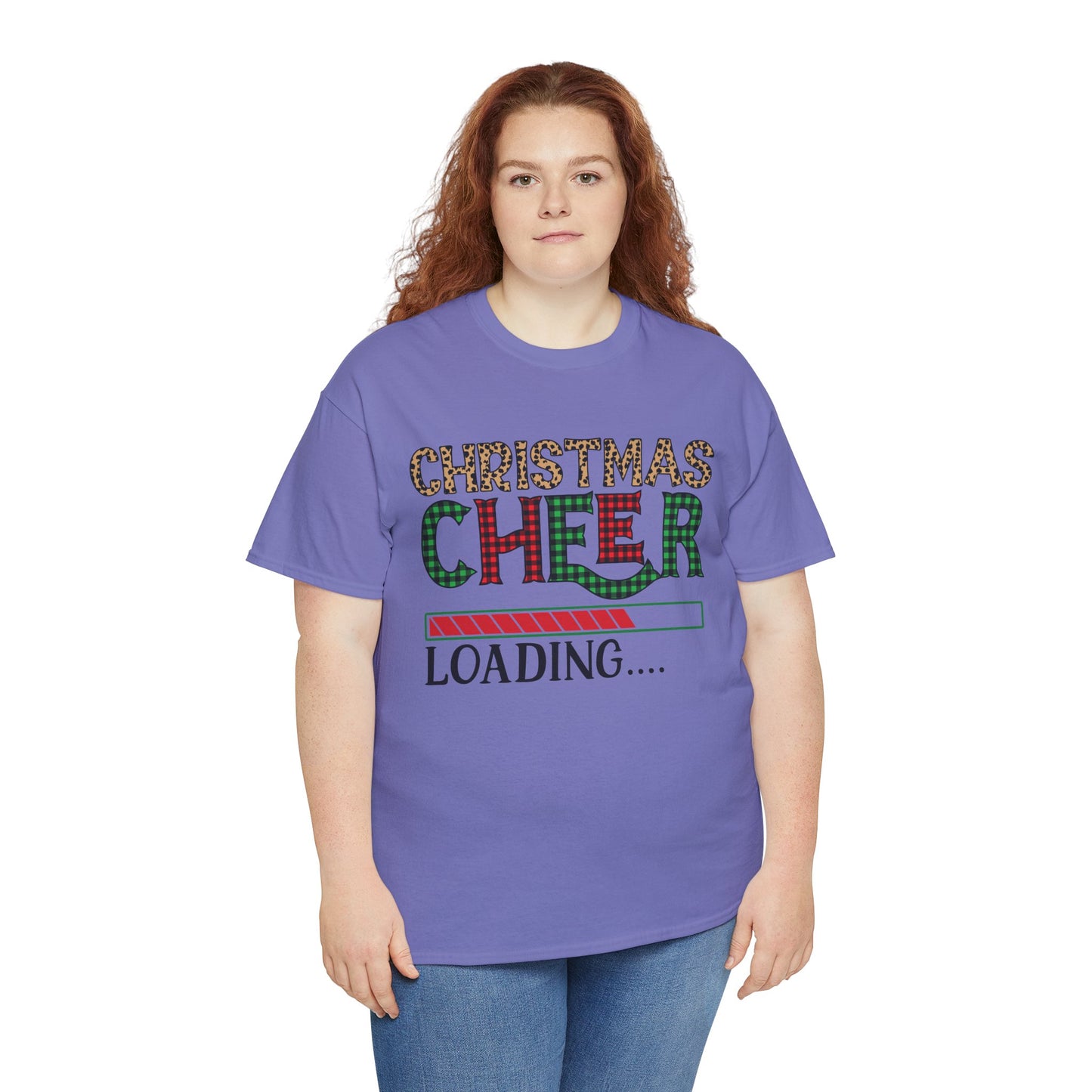 Christmas Cheer Loading Unisex Heavy Cotton Tee