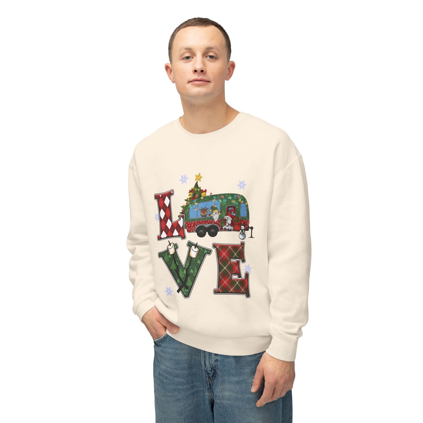 Love Vintage Holiday Crewneck Sweatshirt