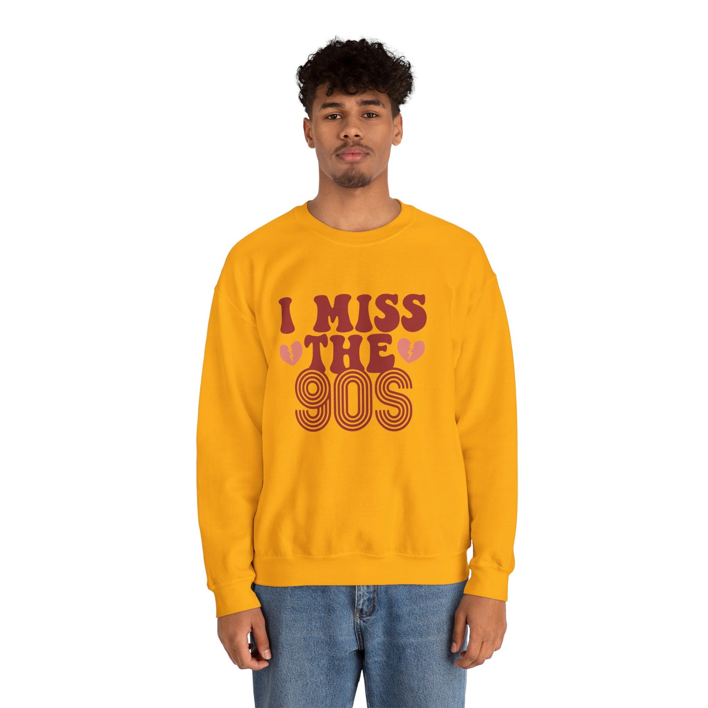Retro 90s Crewneck Sweatshirt - I Miss the 90s Design