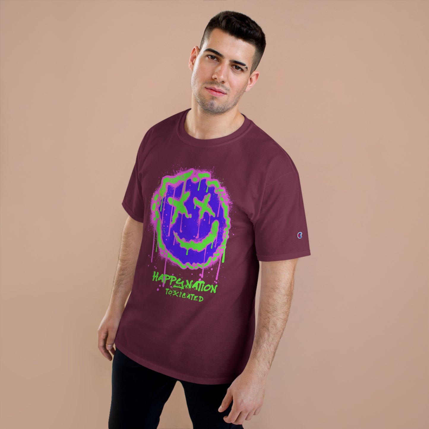Smiley Face Champion T-Shirt - Happy Nation Collection