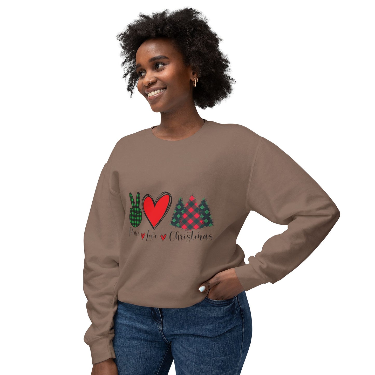 Christmas Peace Love Unisex Sweatshirt