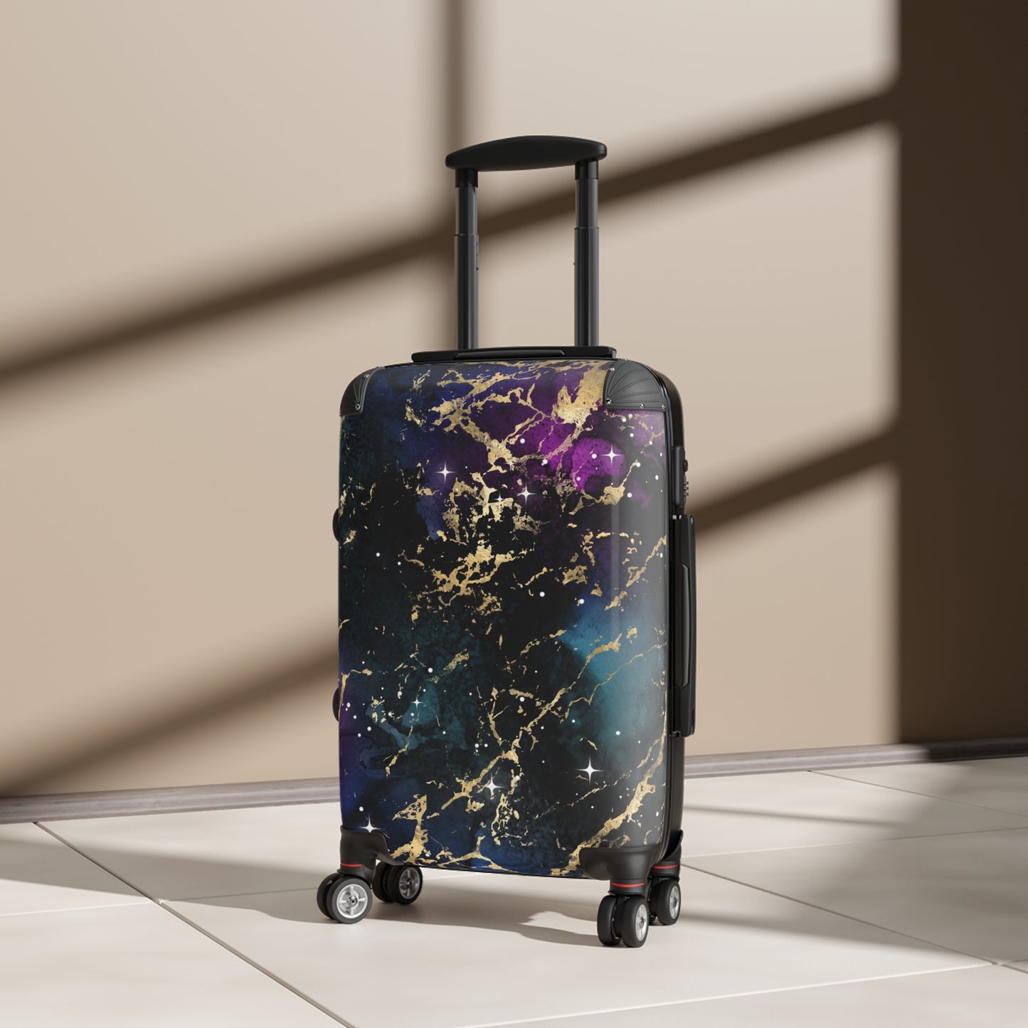 Purple Gold Suitcase