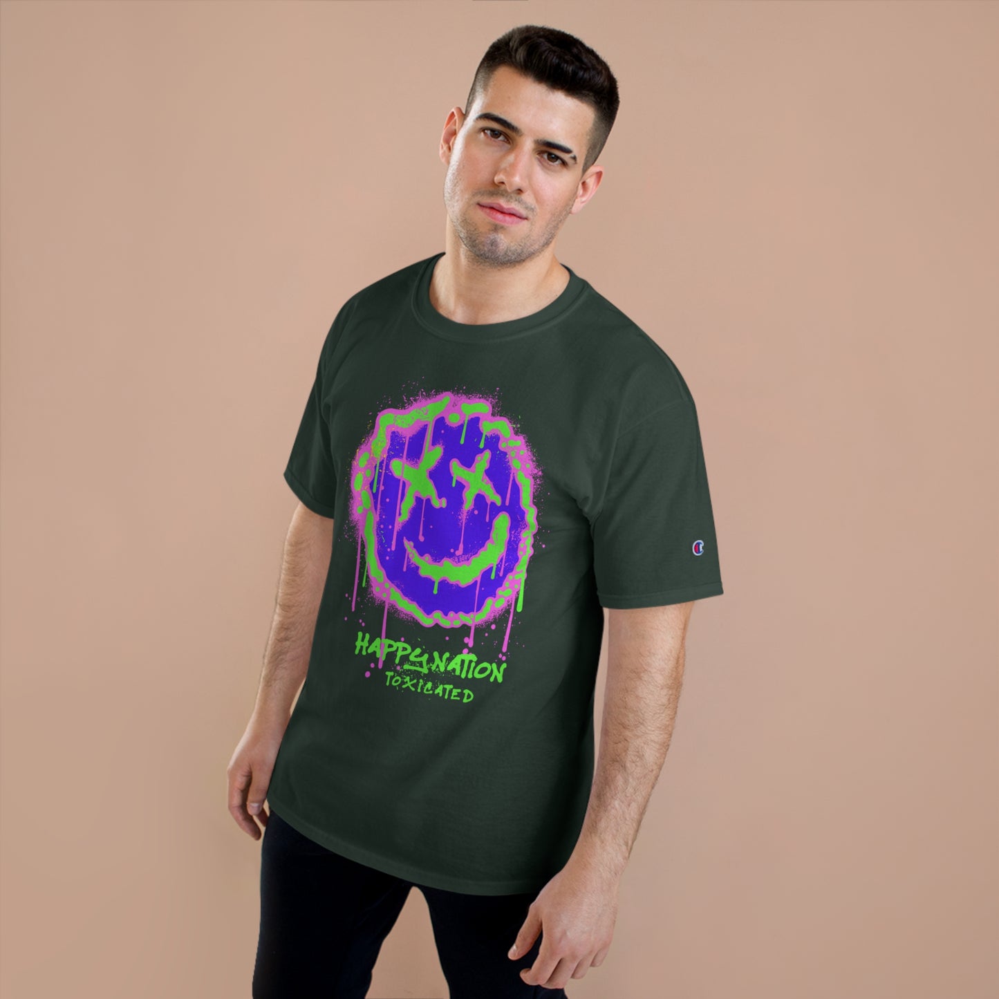 Smiley Face Champion T-Shirt - Happy Nation Collection