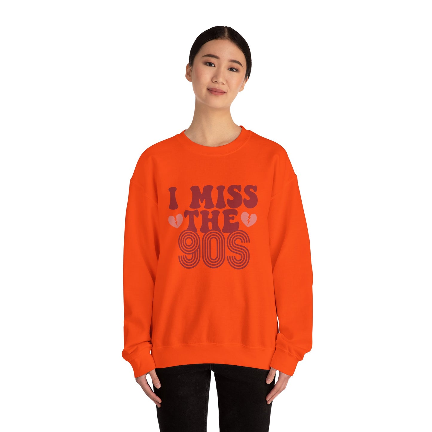 Retro 90s Crewneck Sweatshirt - I Miss the 90s Design