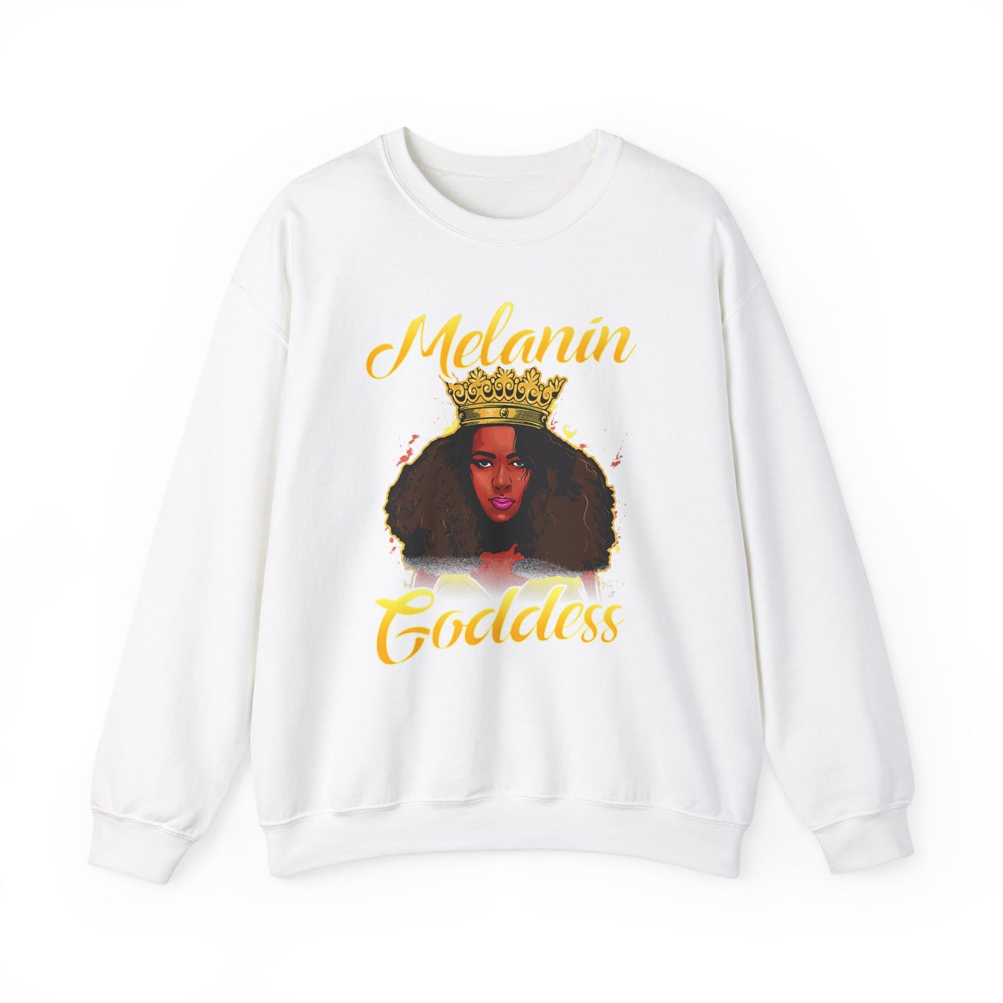 Melanin Queen Heavy Blend Crewneck Sweatshirt
