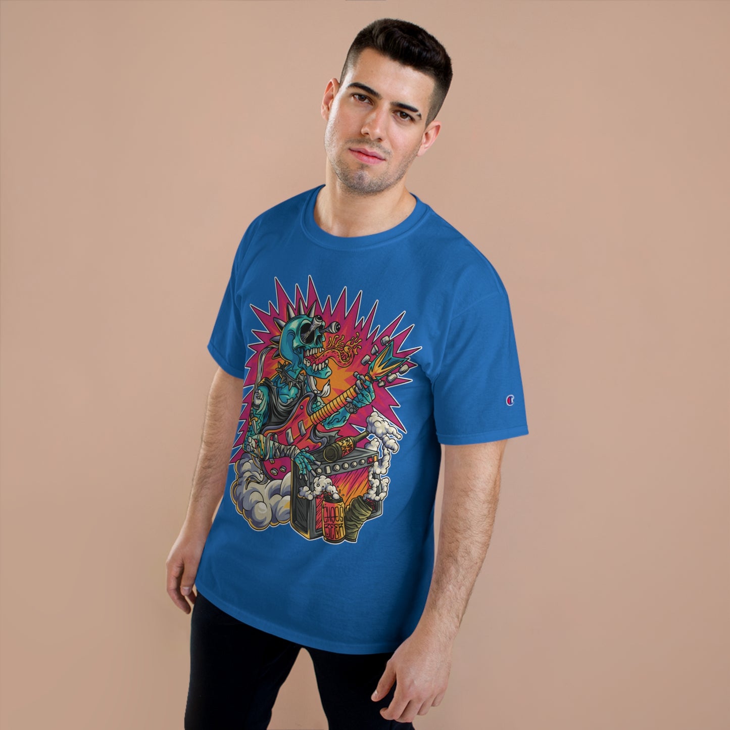 Skeleton Guitar Champion T-Shirt
