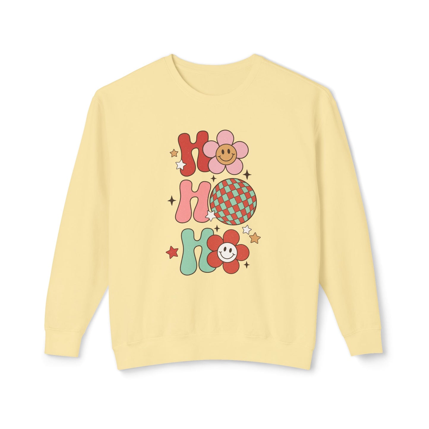 Festive Unisex Crewneck Sweatshirt - 'Ho Ho Ho' & 'Holly Jolly Babe' Design