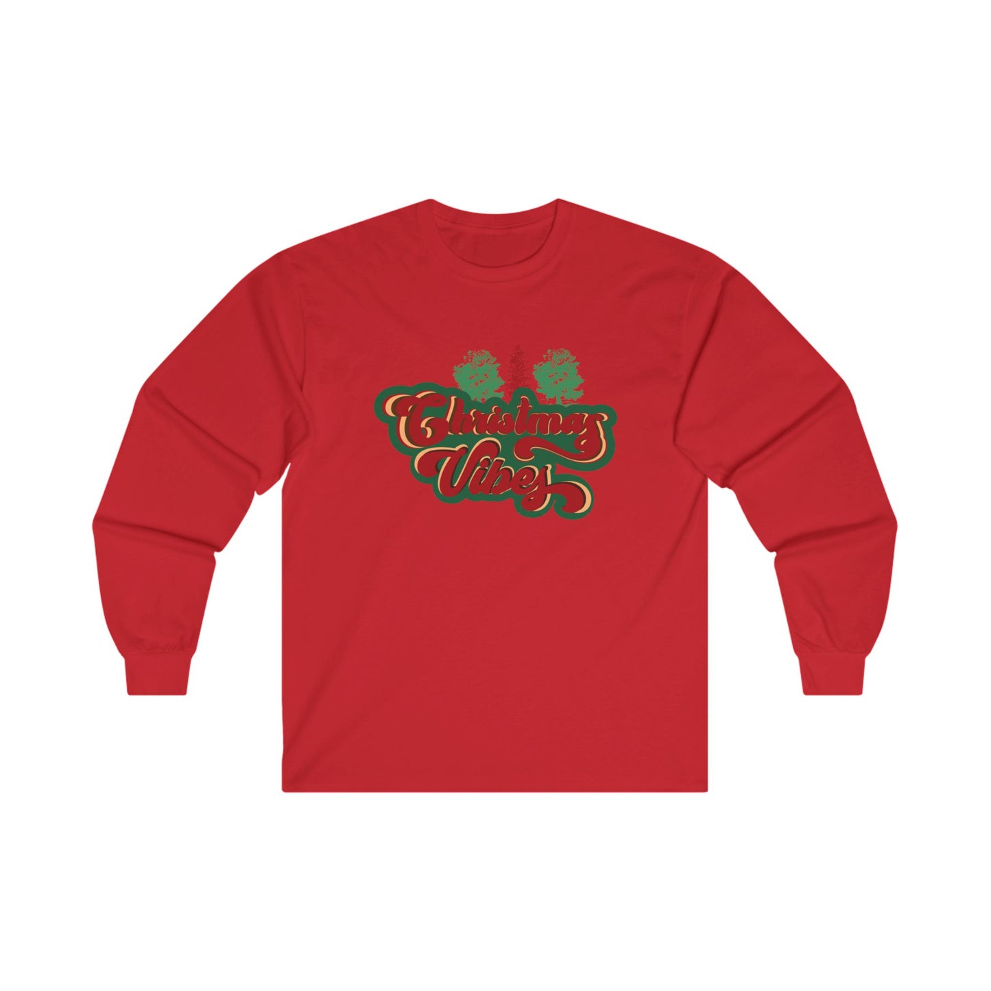 Christmas Vibes Unisex Long Sleeve Tee