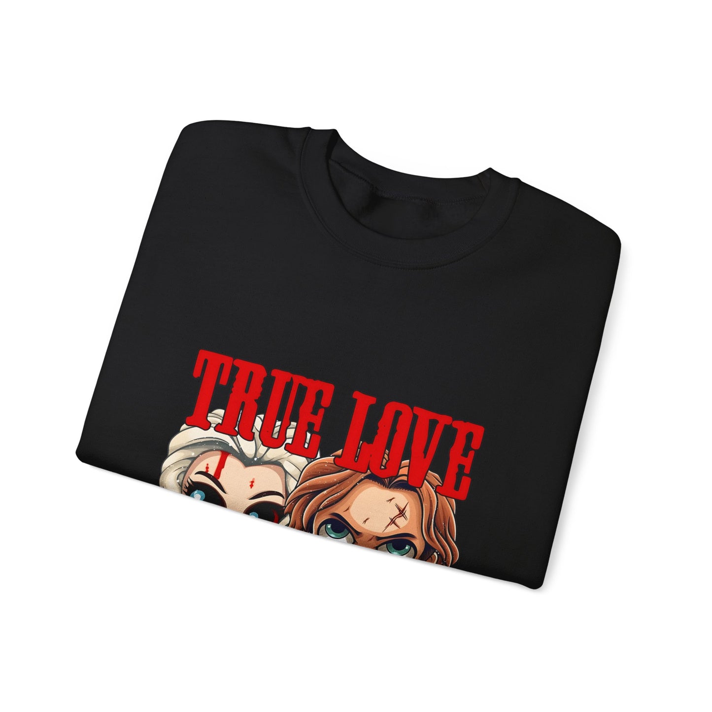 Chucky and bride Halloween Sweatshirt