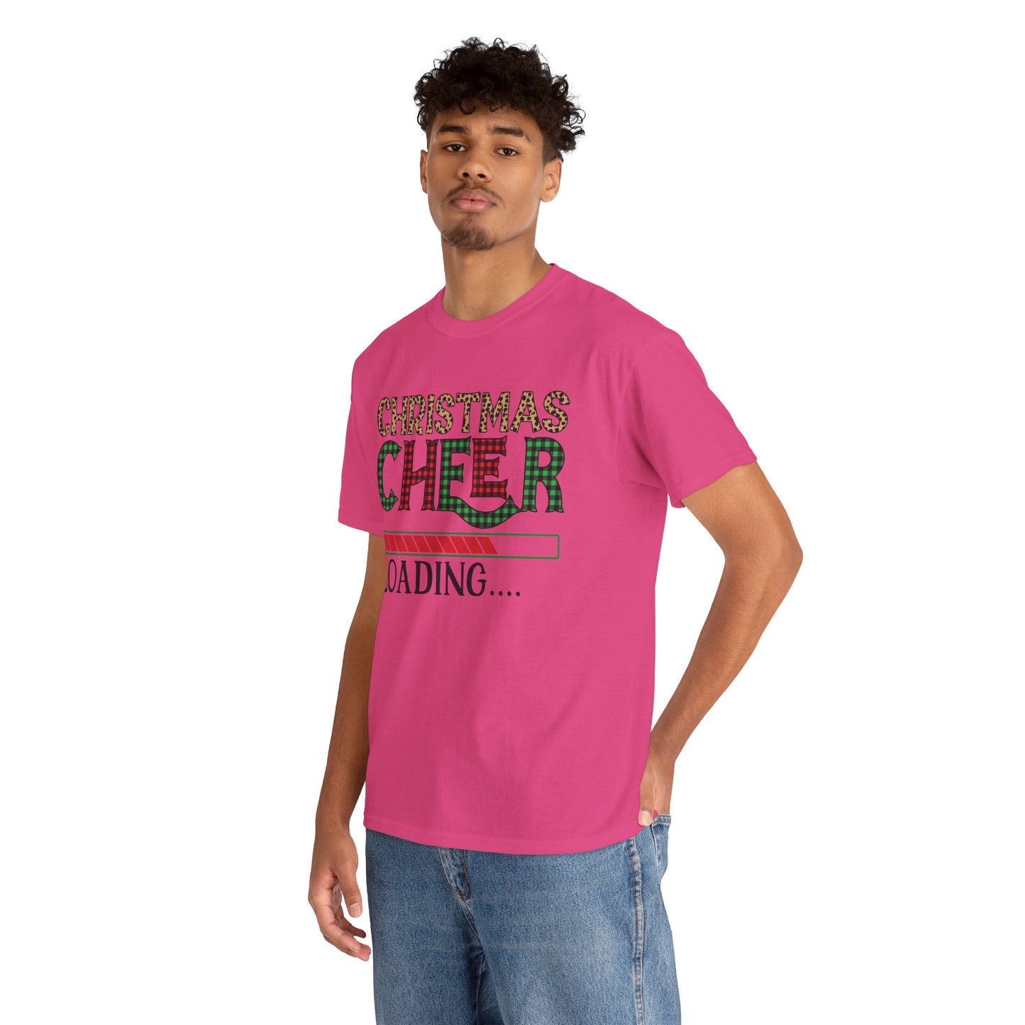 Christmas Cheer Loading Unisex Heavy Cotton Tee
