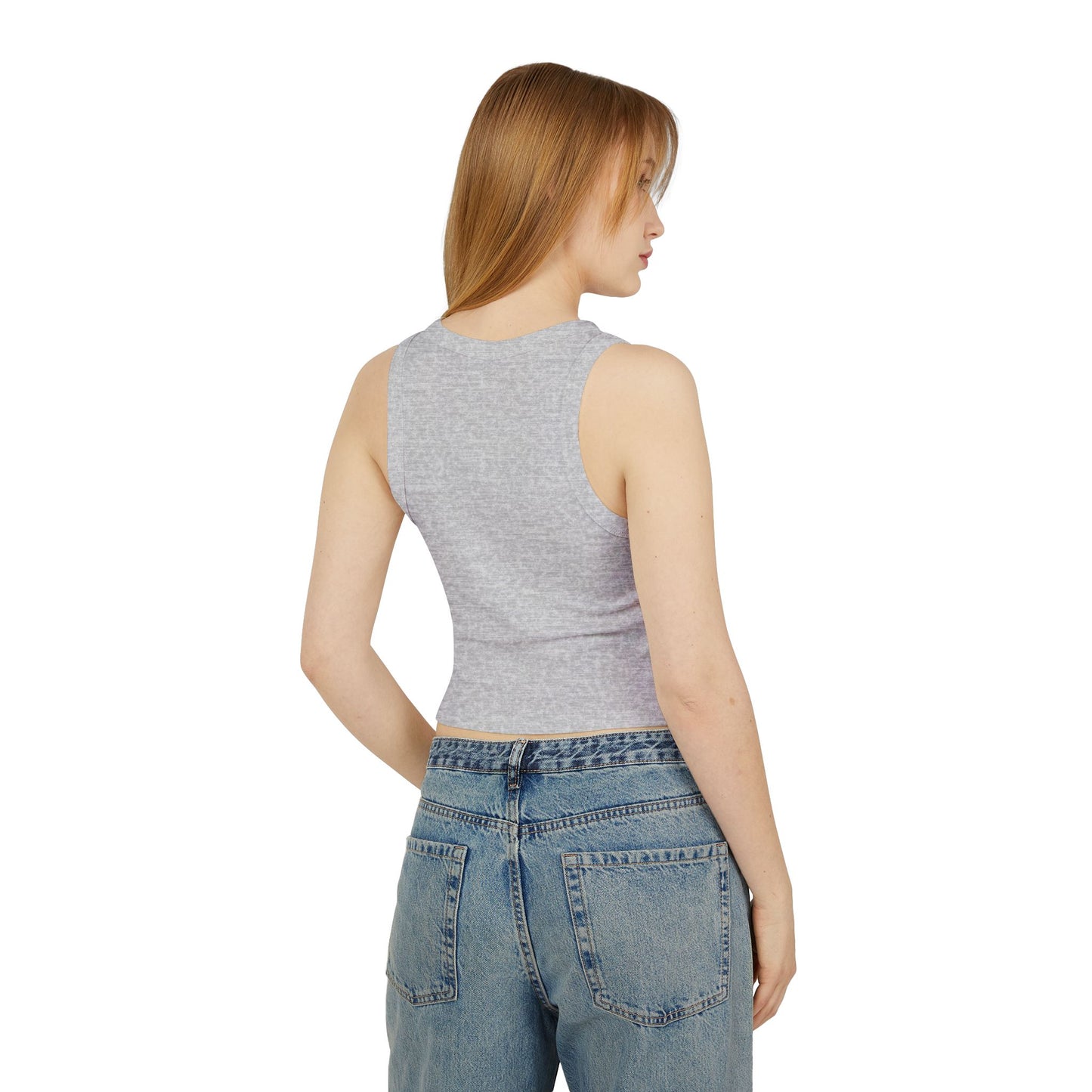 Coffee, Mascara & Sarcasm Racer Tank Top for Women