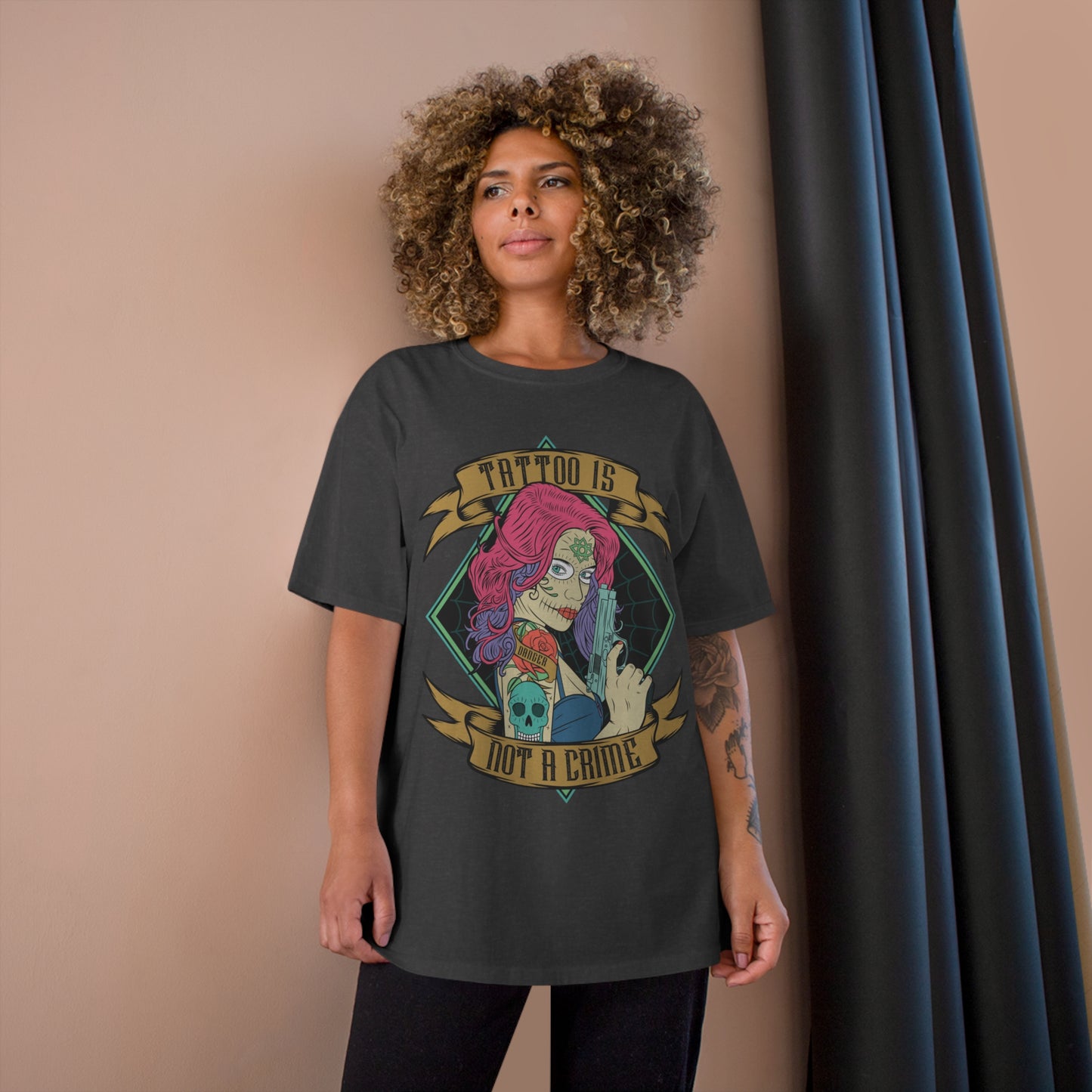 Tattoo Is Not A Crime Champion T-Shirt