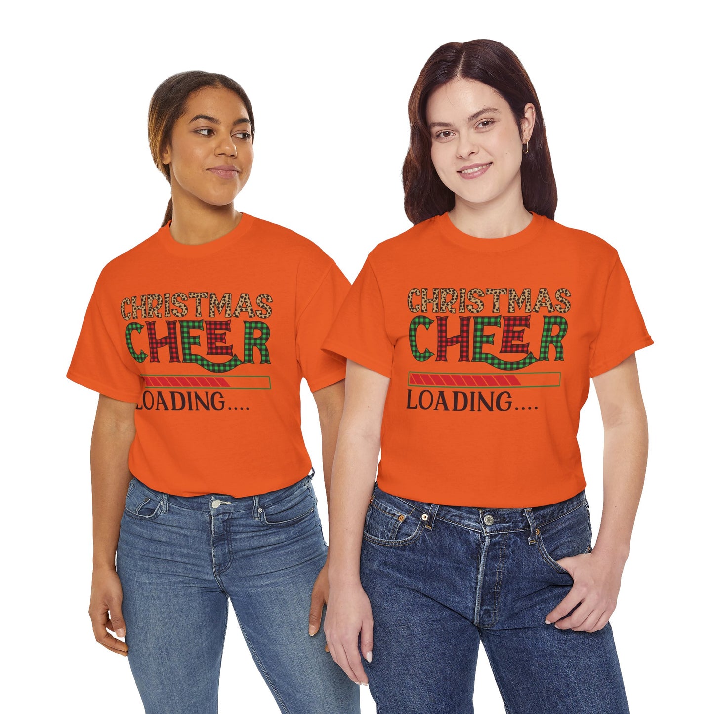 Christmas Cheer Loading Unisex Heavy Cotton Tee