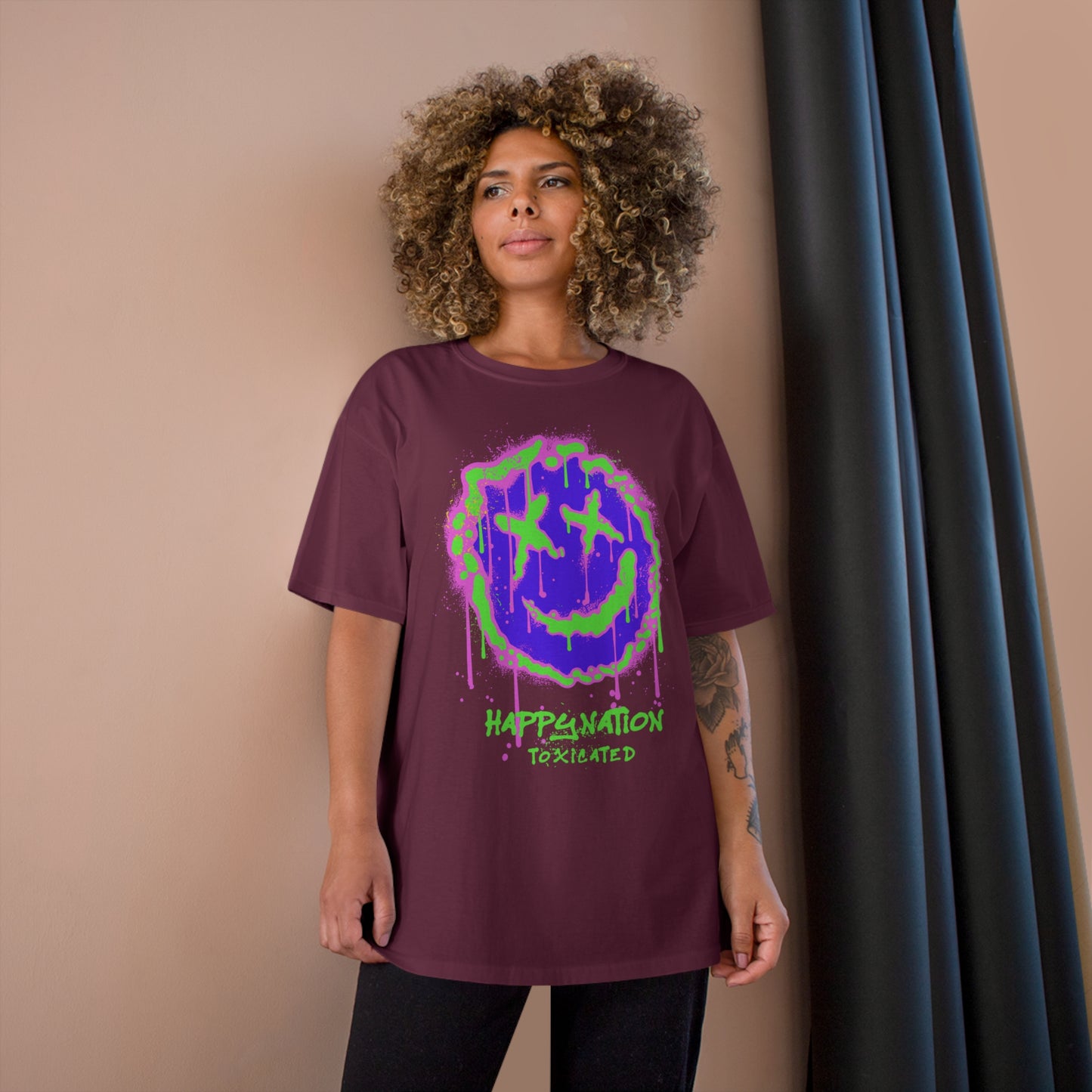 Smiley Face Champion T-Shirt - Happy Nation Collection