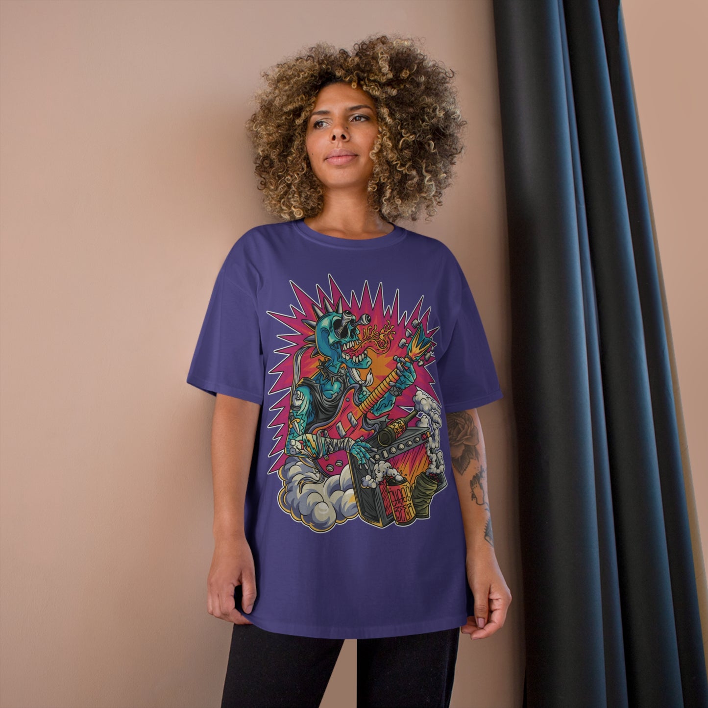 Skeleton Guitar Champion T-Shirt