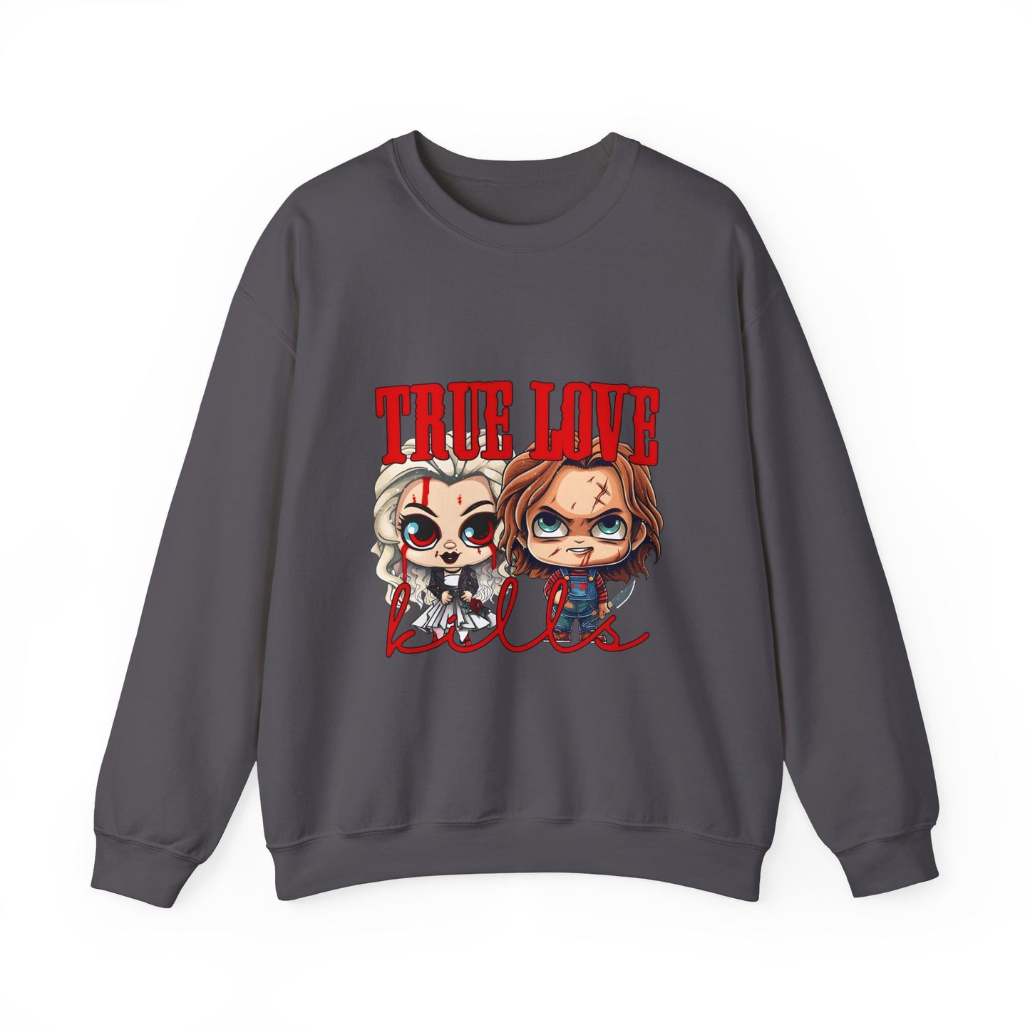 Chucky and bride Halloween Sweatshirt