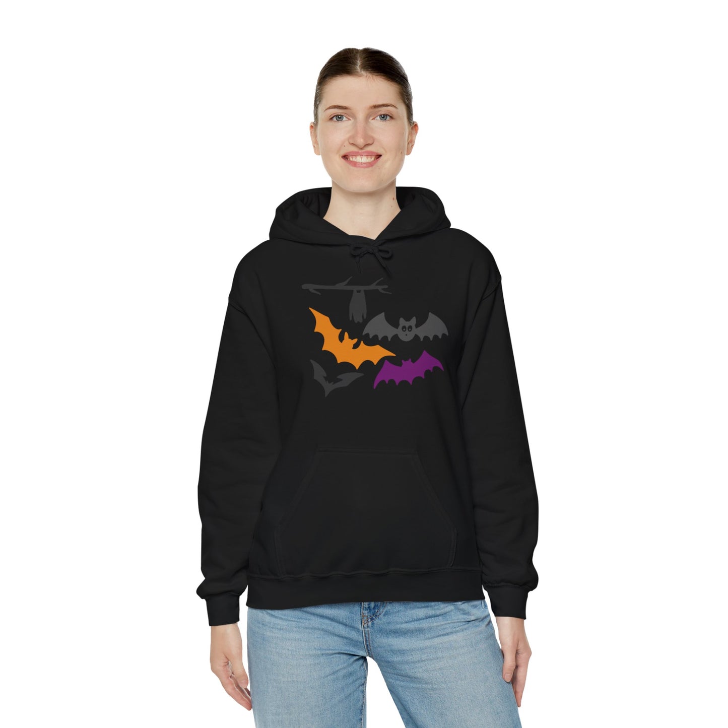 Halloween Bats Heavy Blend™ Hooded Sweatshirt
