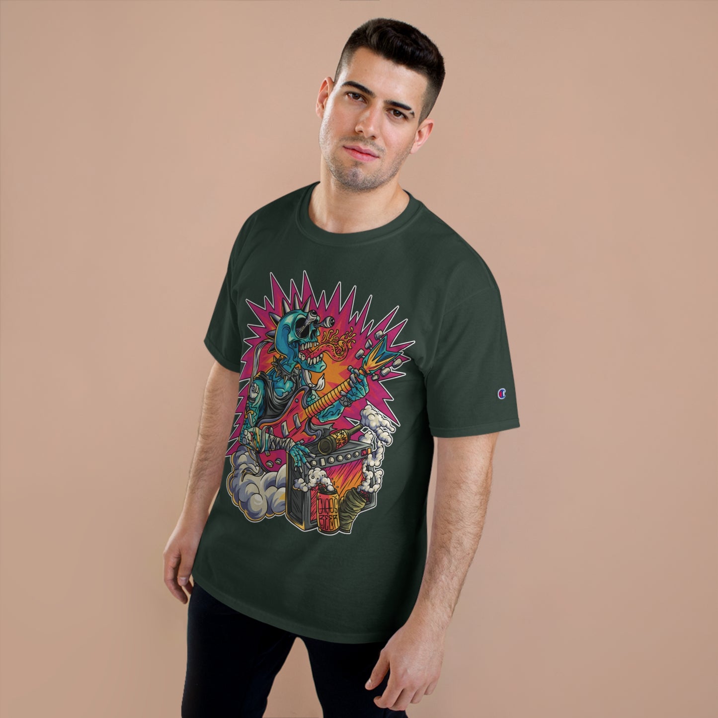 Skeleton Guitar Champion T-Shirt