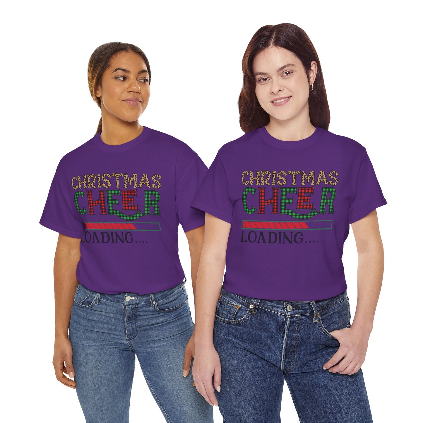 Christmas Cheer Loading Unisex Heavy Cotton Tee