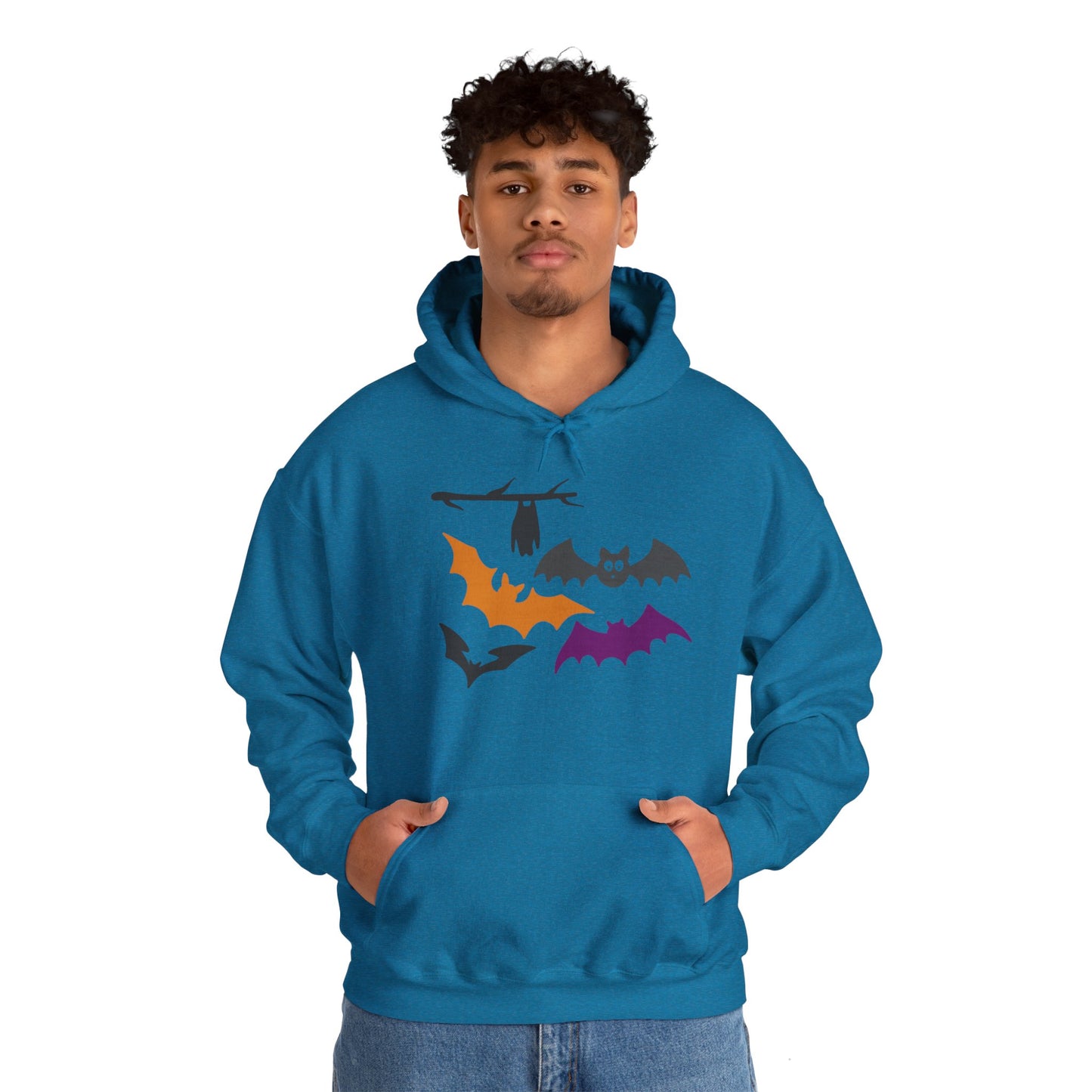 Halloween Bats Heavy Blend™ Hooded Sweatshirt