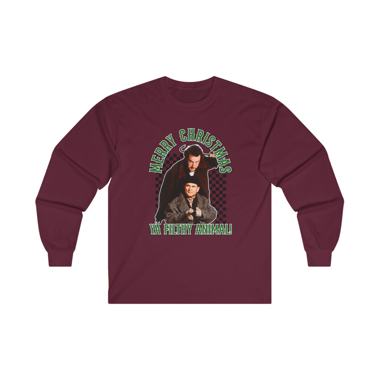 Merry Christmas Long Sleeve Tee - Funny Holiday Apparel for Fans