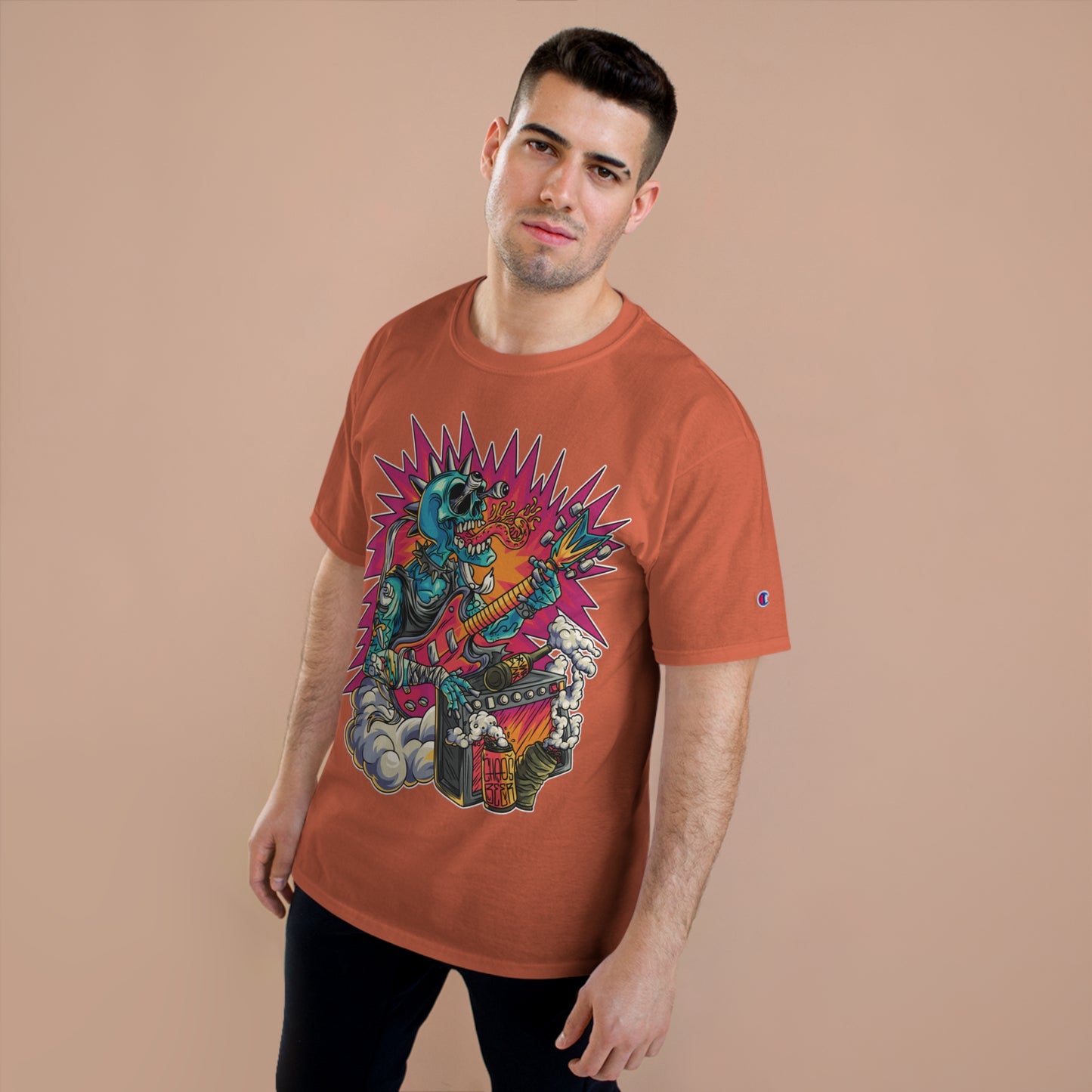 Skeleton Guitar Champion T-Shirt