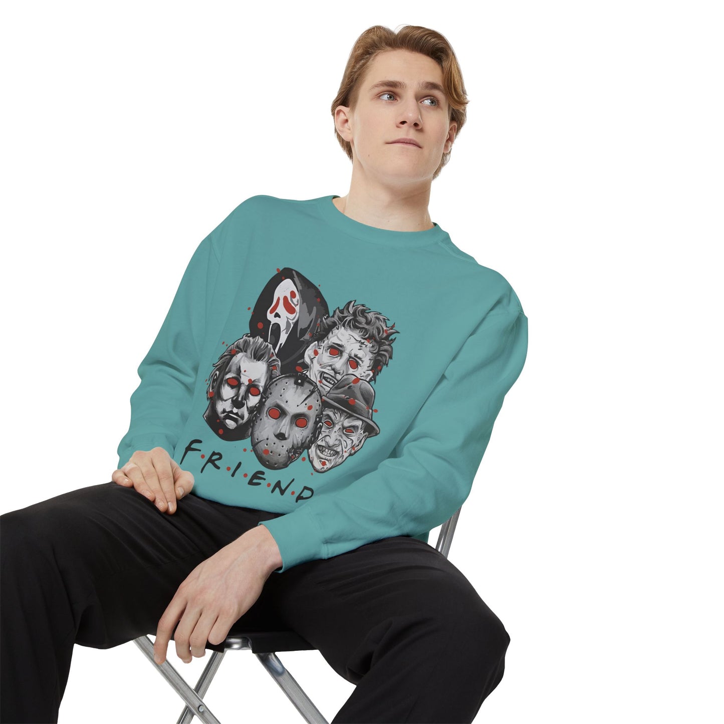 Halloween Garment-Dyed Sweatshirt