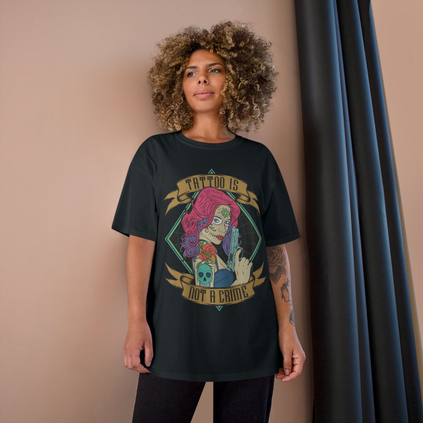 Tattoo Is Not A Crime Champion T-Shirt