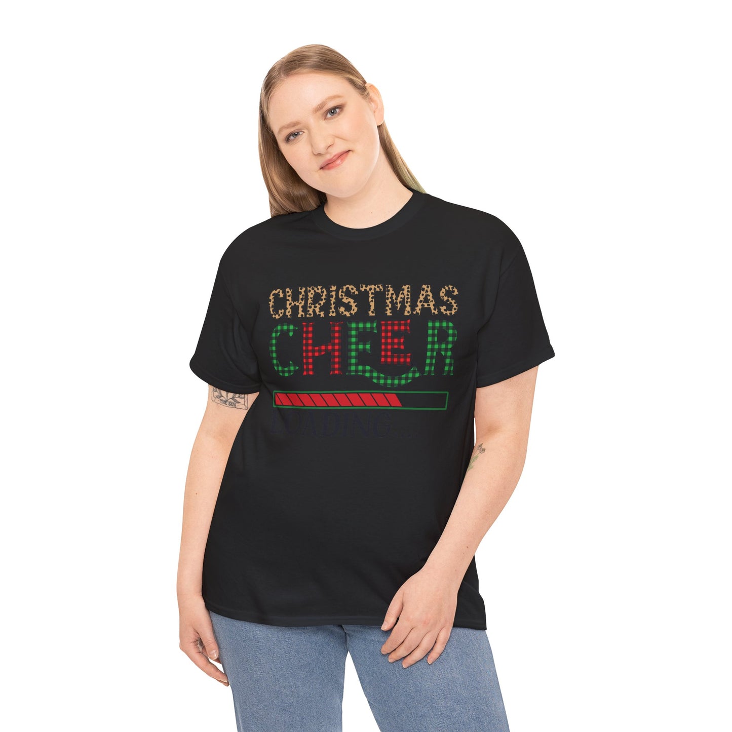 Christmas Cheer Loading Unisex Heavy Cotton Tee