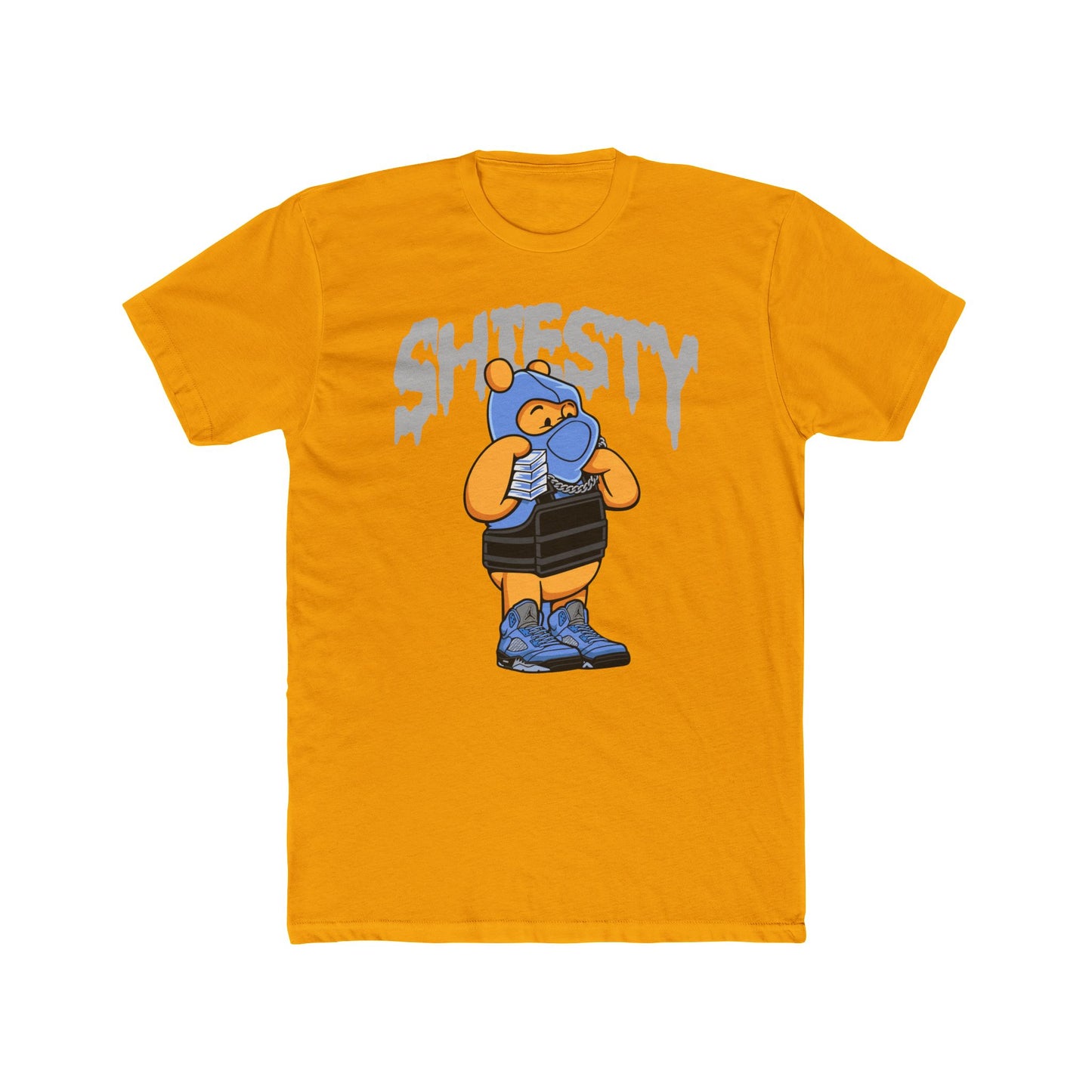Fun Unisex Cotton Crew Tee with 'Shiesty' Design - Vibrant Graphic Tee for Casual Wear