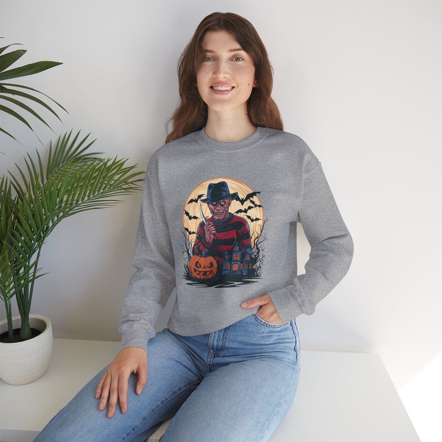 Halloween Freddy Krueger Crewneck Sweatshirt - Unisex